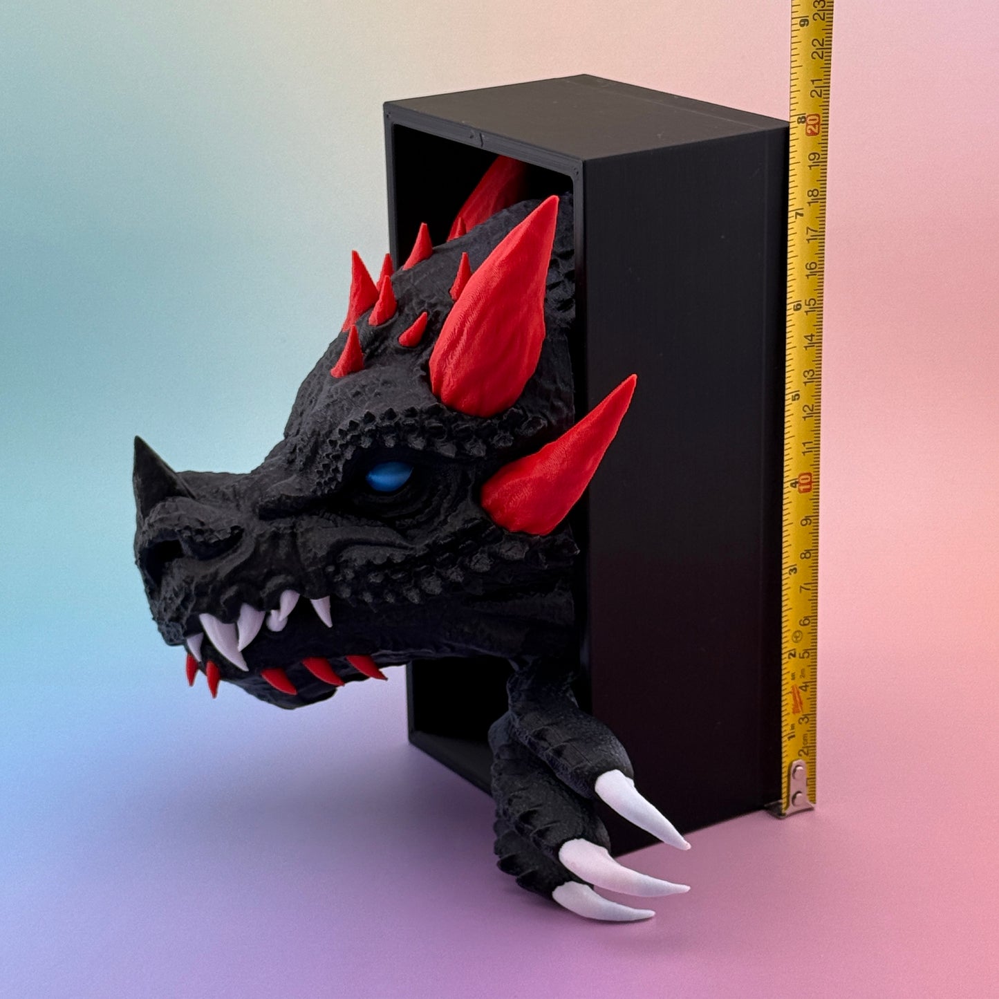 Dragon Book Nook – Enchanted 3D Printed Fantasy Bookshelf Insert