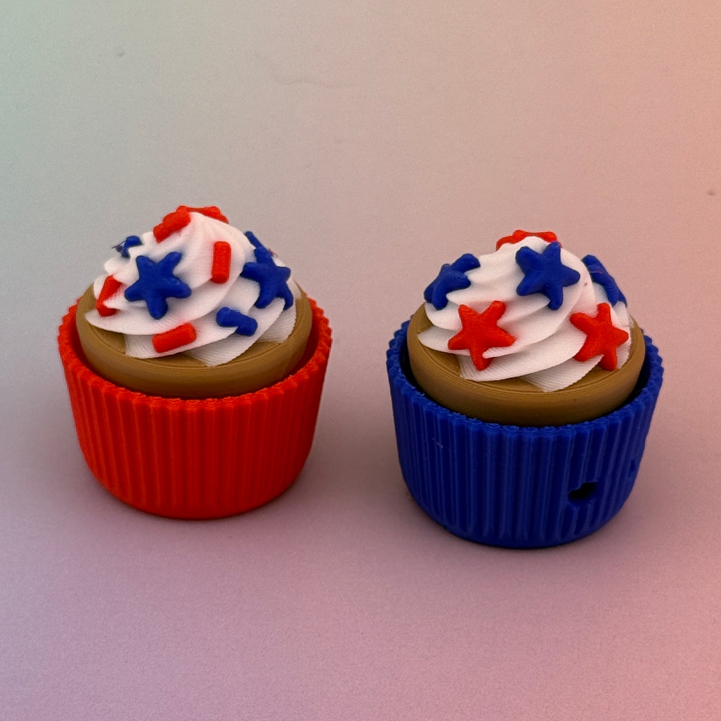πΊπΈ 4th of July Cupcake Clickers (Set of 2)