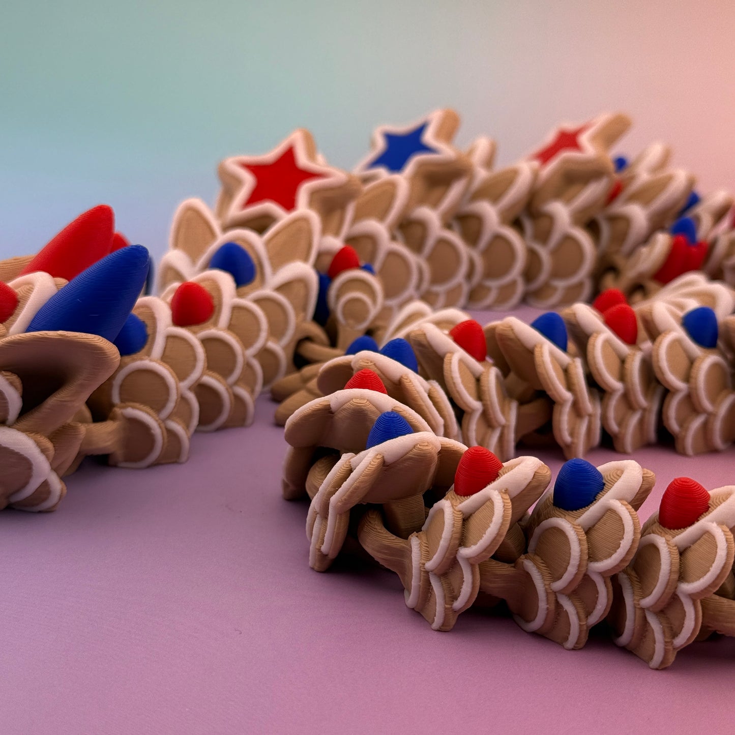 πΊπΈ Giant Patriotic Star Dragon (4th of July Edition)