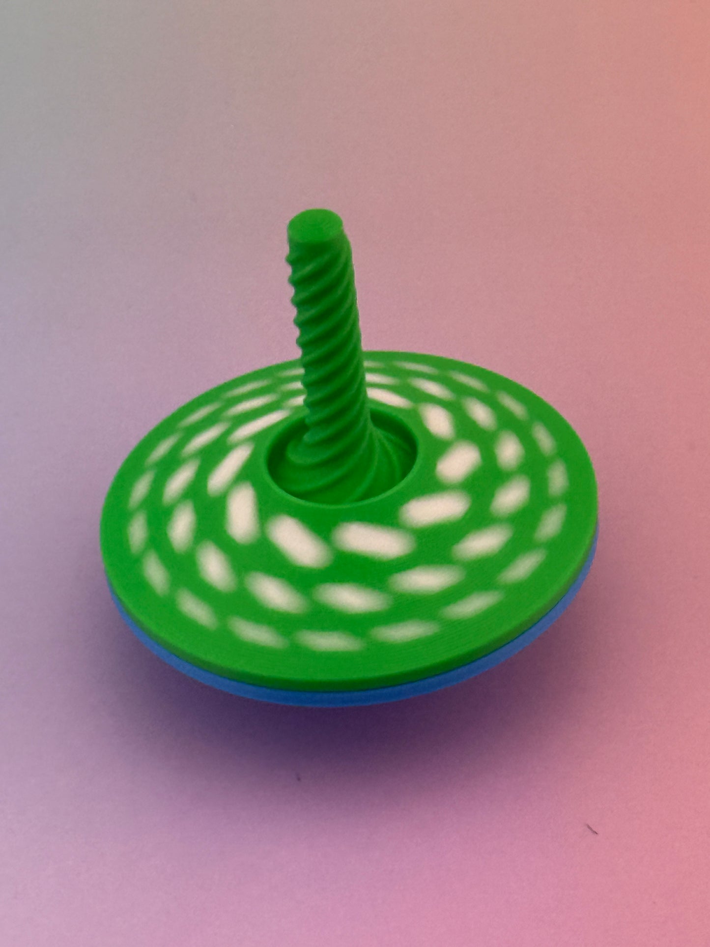 Custom 3D Printed Spin Top β With Twist-Start Handle