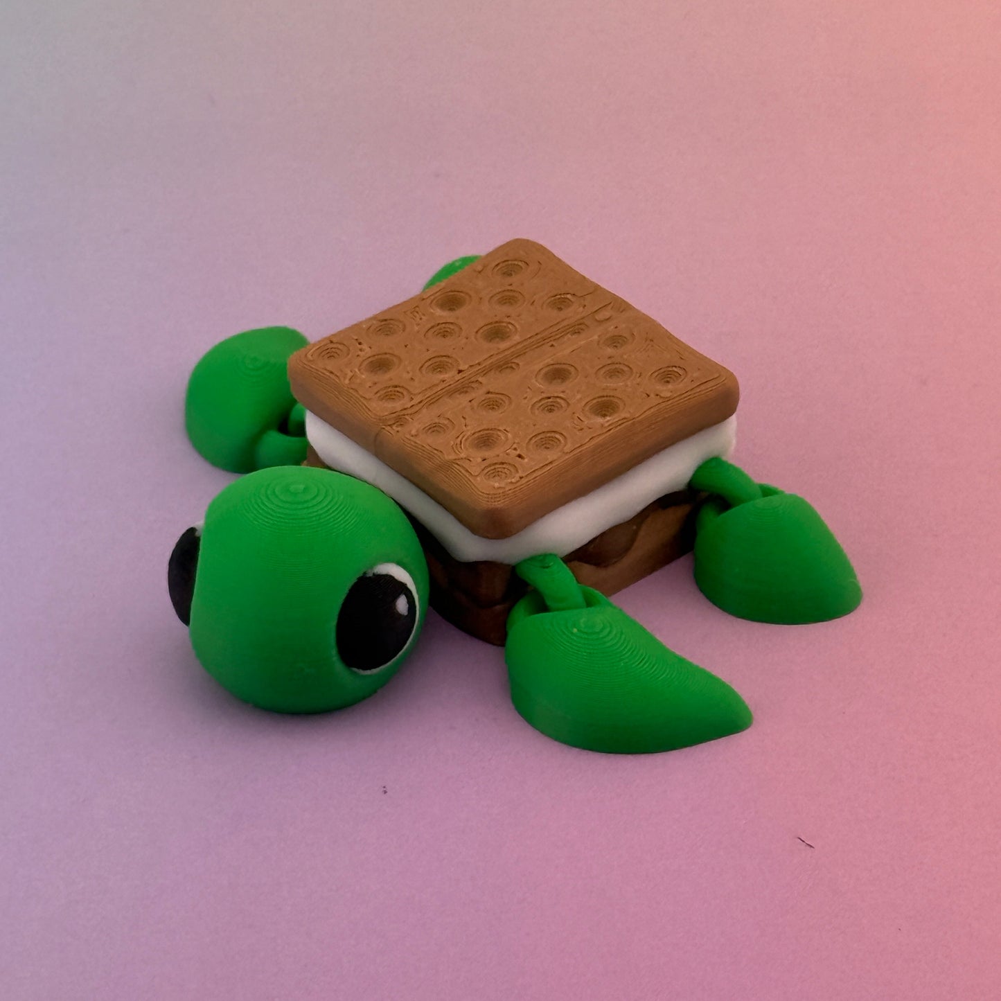 S’mores Turtle – 3D Printed Figurine