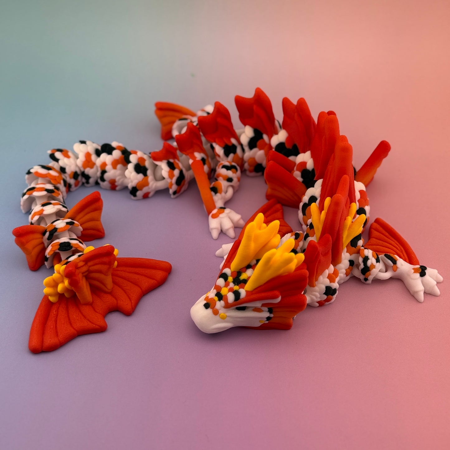 Koi Dragon – Articulated 3D Printed Figurine