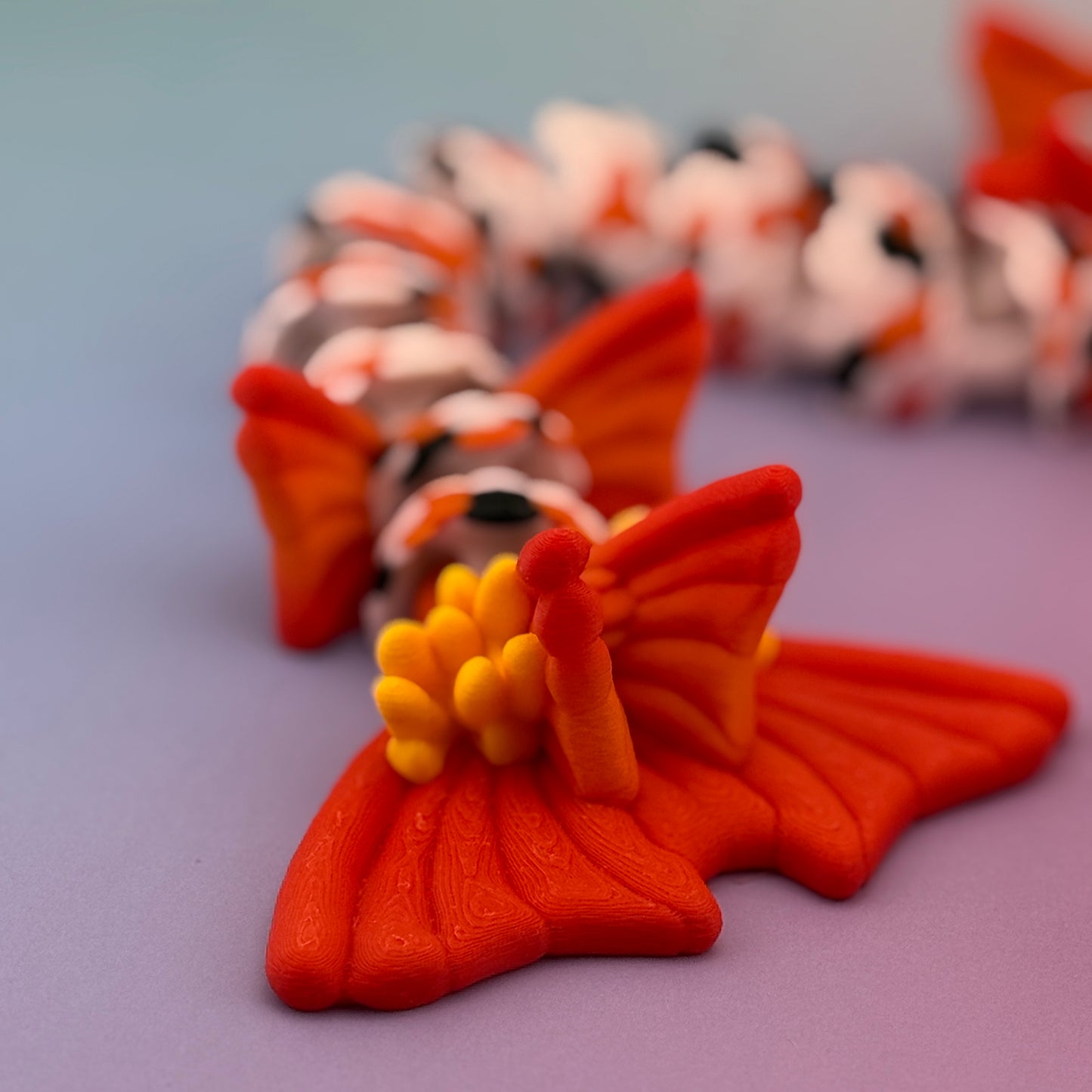Koi Dragon – Articulated 3D Printed Figurine