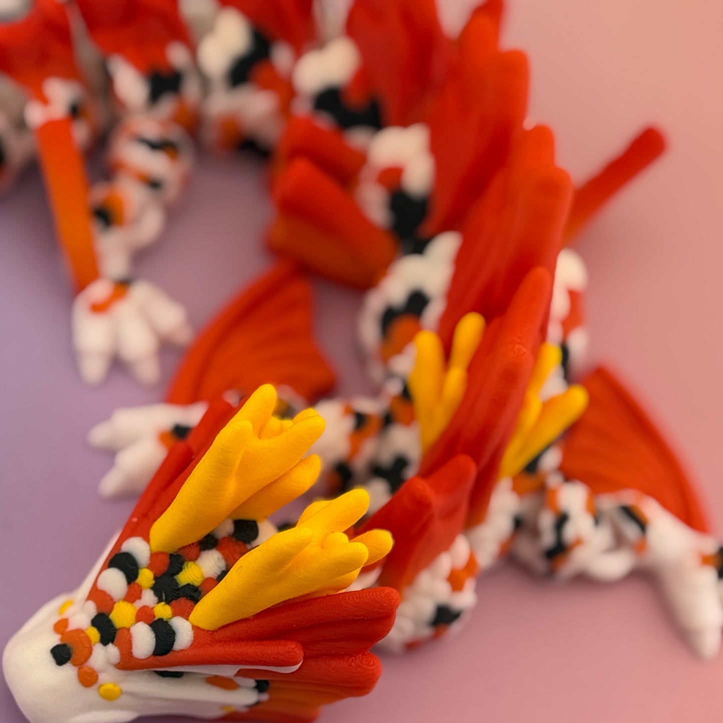Koi Dragon – Articulated 3D Printed Figurine