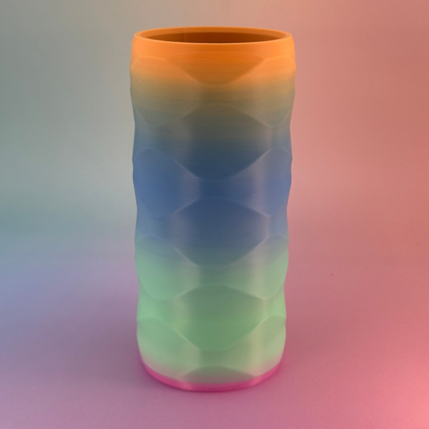 Rainbow Slim Can Kozy – 3D Printed Colorful Drink Holder