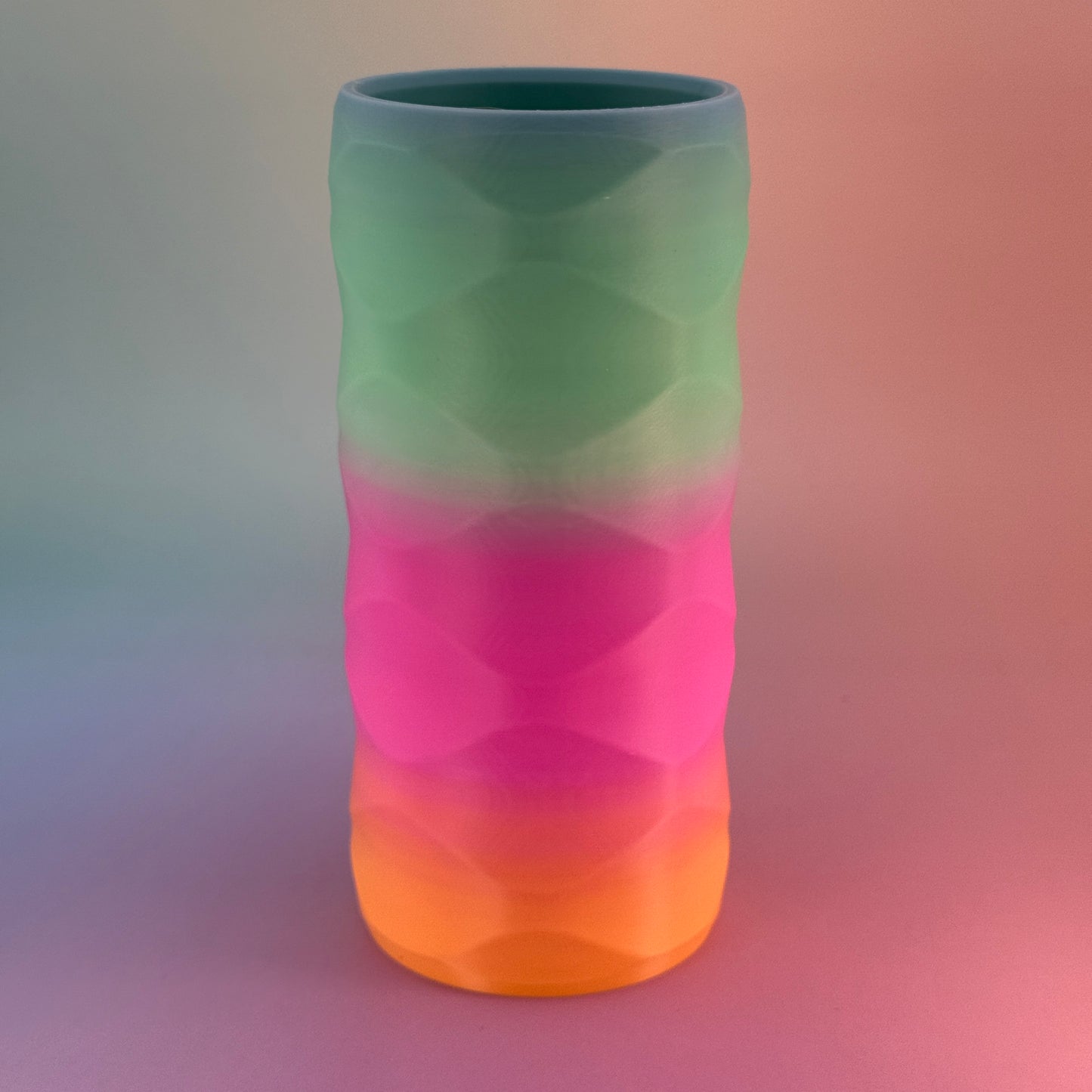 Rainbow Slim Can Kozy – 3D Printed Colorful Drink Holder