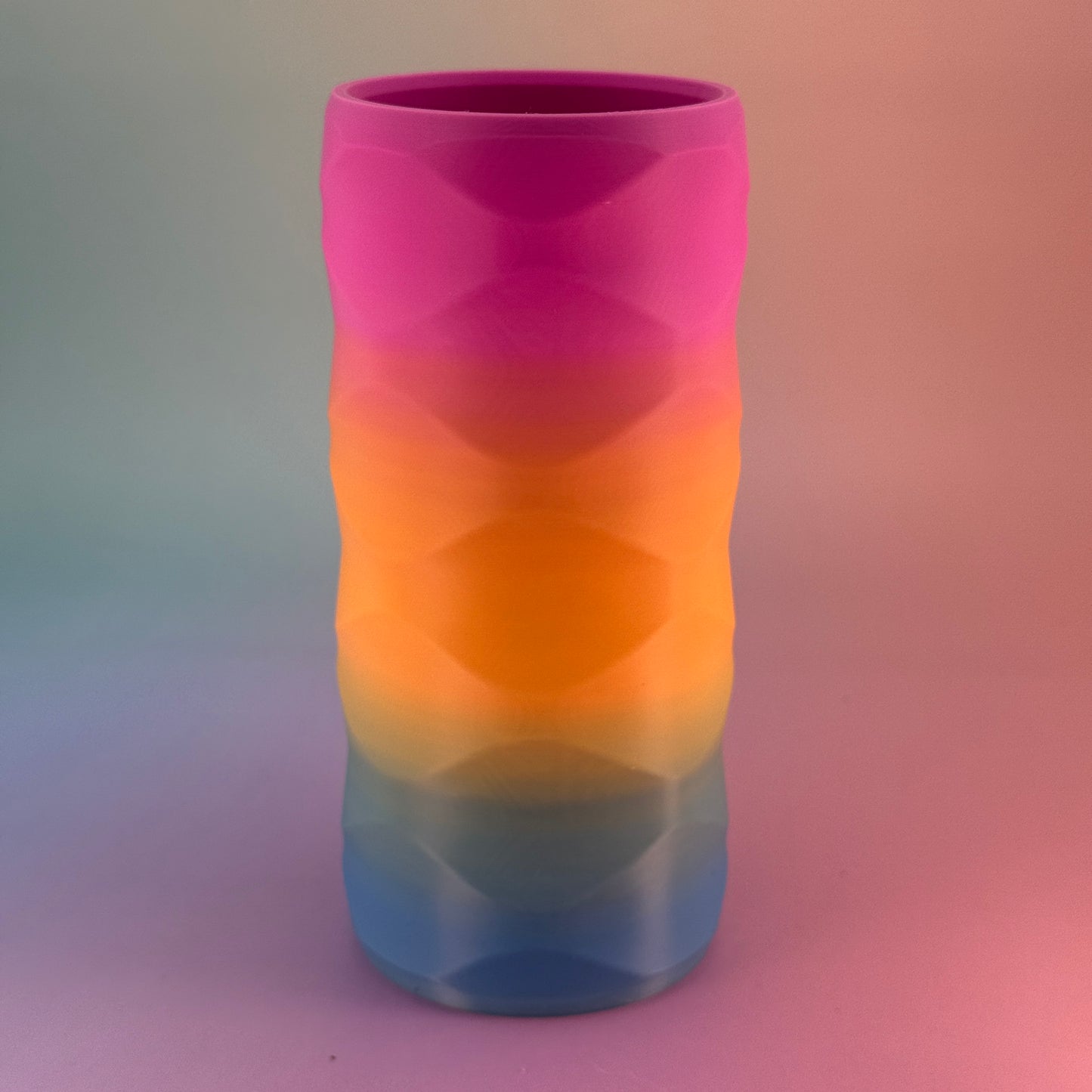 Rainbow Slim Can Kozy – 3D Printed Colorful Drink Holder