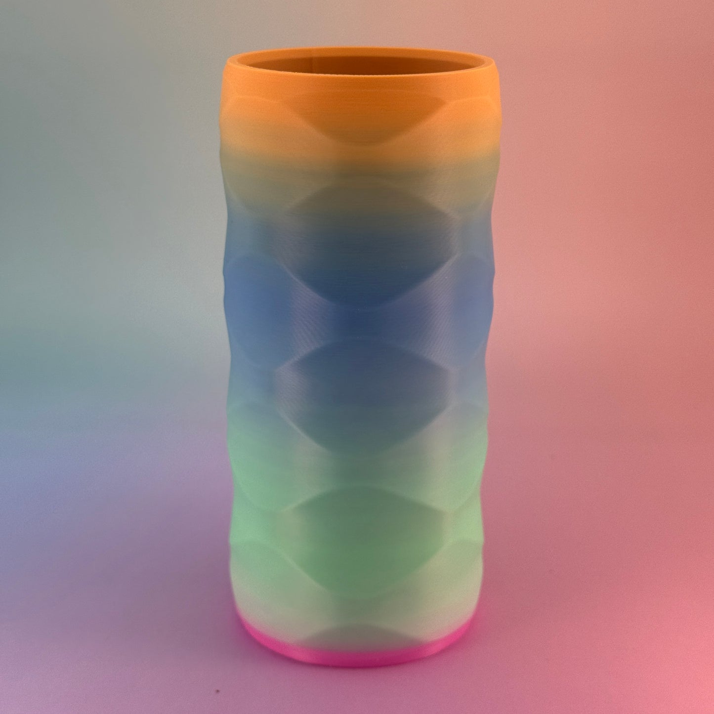 Rainbow Slim Can Kozy – 3D Printed Colorful Drink Holder