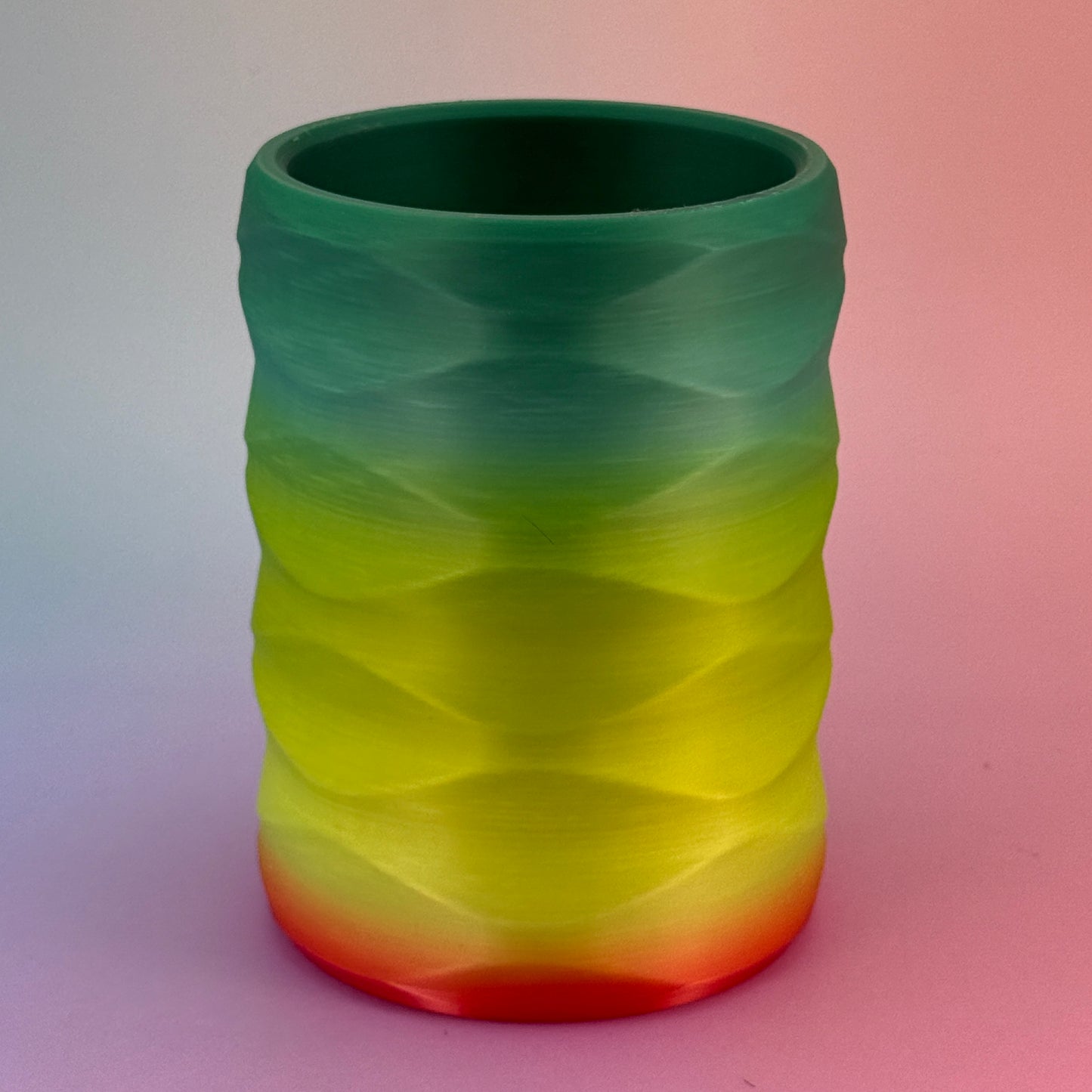 Rainbow Regular Can Kozy – 3D Printed Colorful Drink Holder for Standard Cans