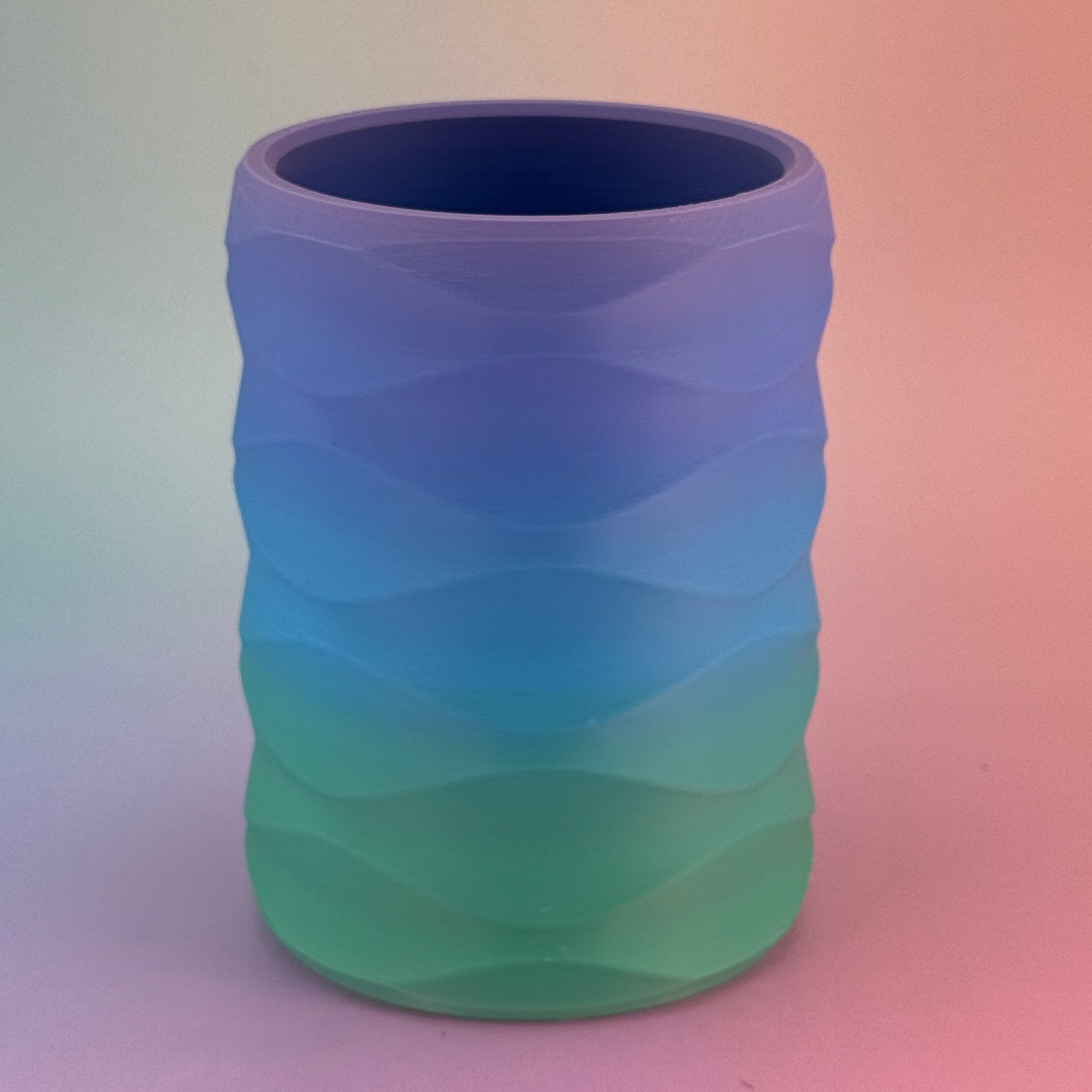 Rainbow Regular Can Kozy – 3D Printed Colorful Drink Holder for Standard Cans