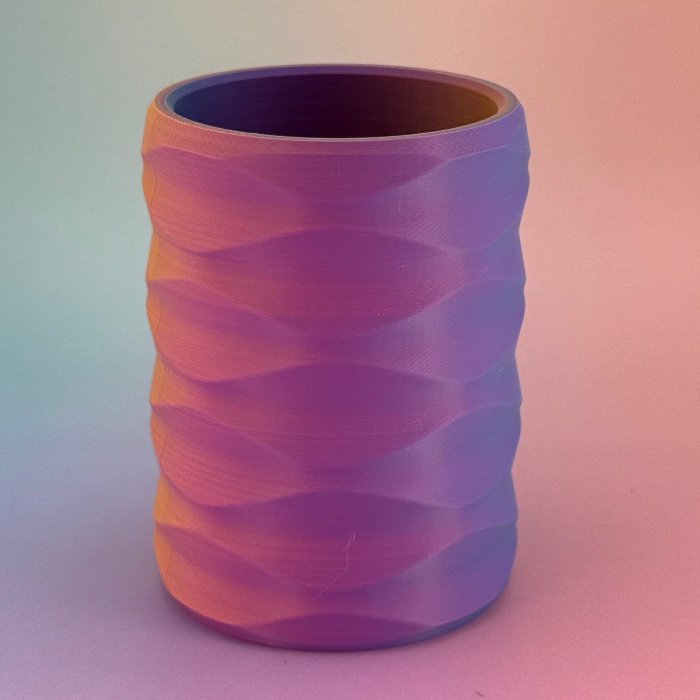 Rainbow Regular Can Kozy – 3D Printed Colorful Drink Holder for Standard Cans