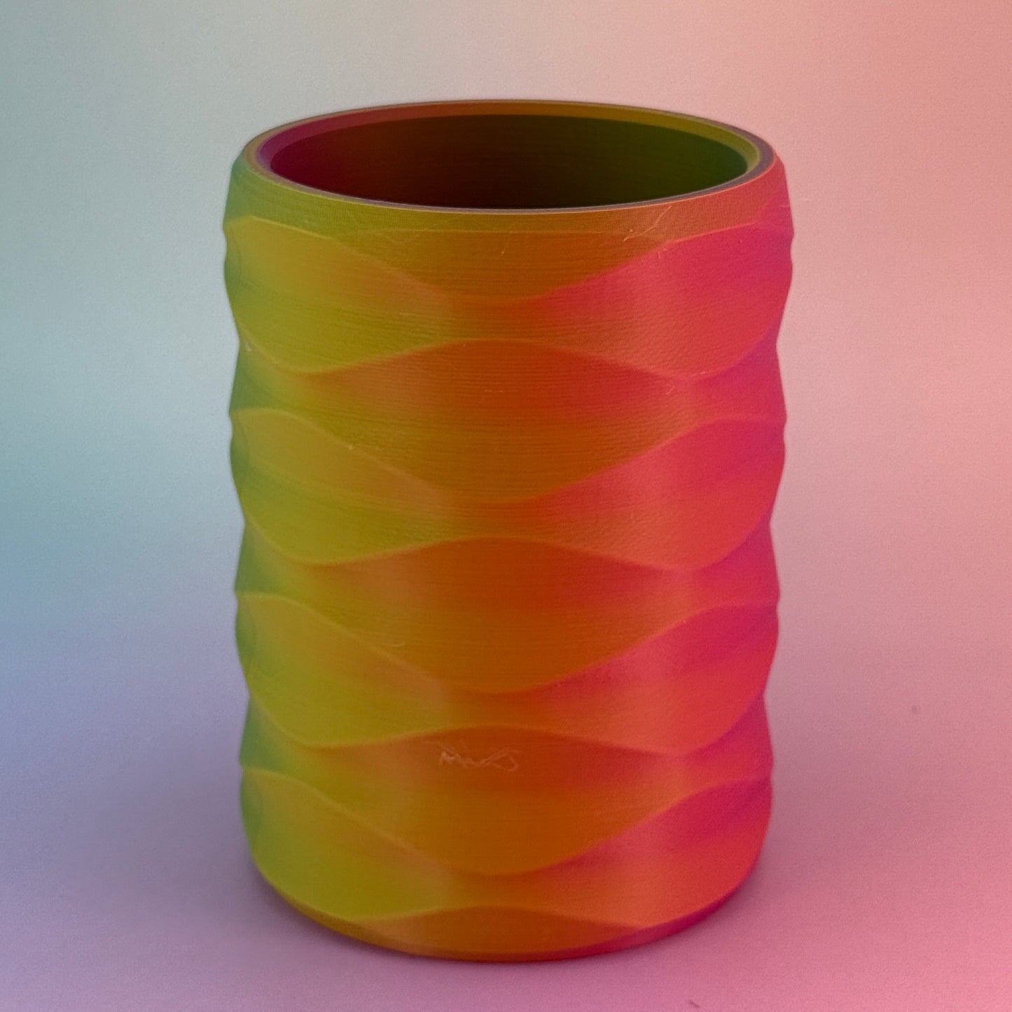 Rainbow Regular Can Kozy – 3D Printed Colorful Drink Holder for Standard Cans
