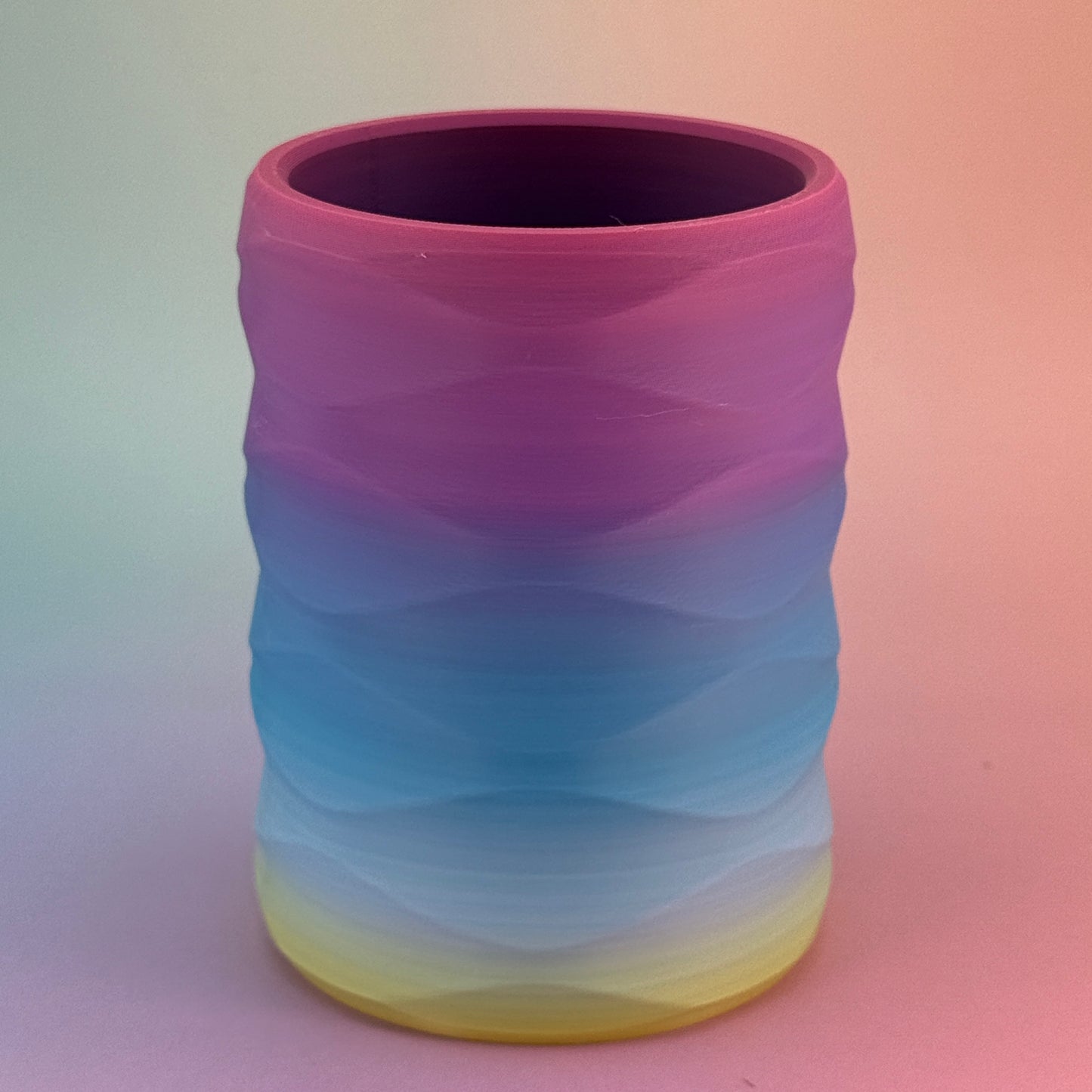 Rainbow Regular Can Kozy – 3D Printed Colorful Drink Holder for Standard Cans