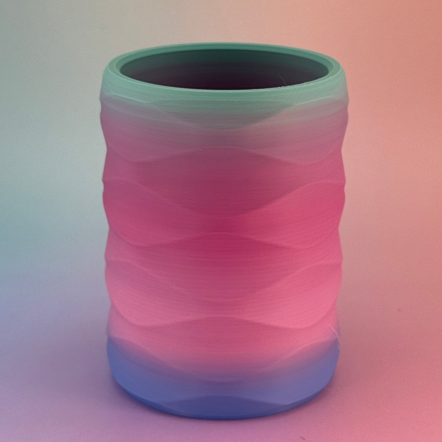 Rainbow Regular Can Kozy – 3D Printed Colorful Drink Holder for Standard Cans