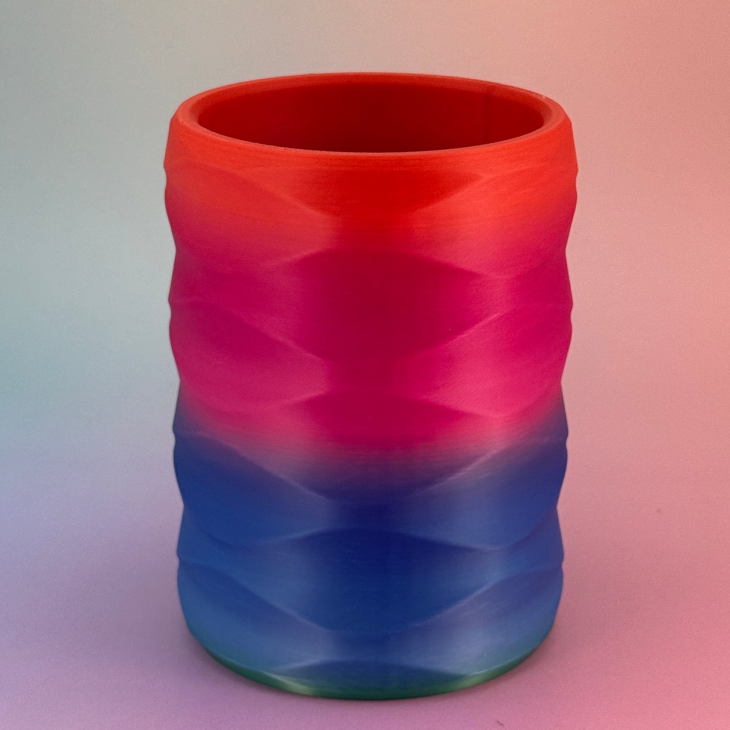 Rainbow Regular Can Kozy – 3D Printed Colorful Drink Holder for Standard Cans