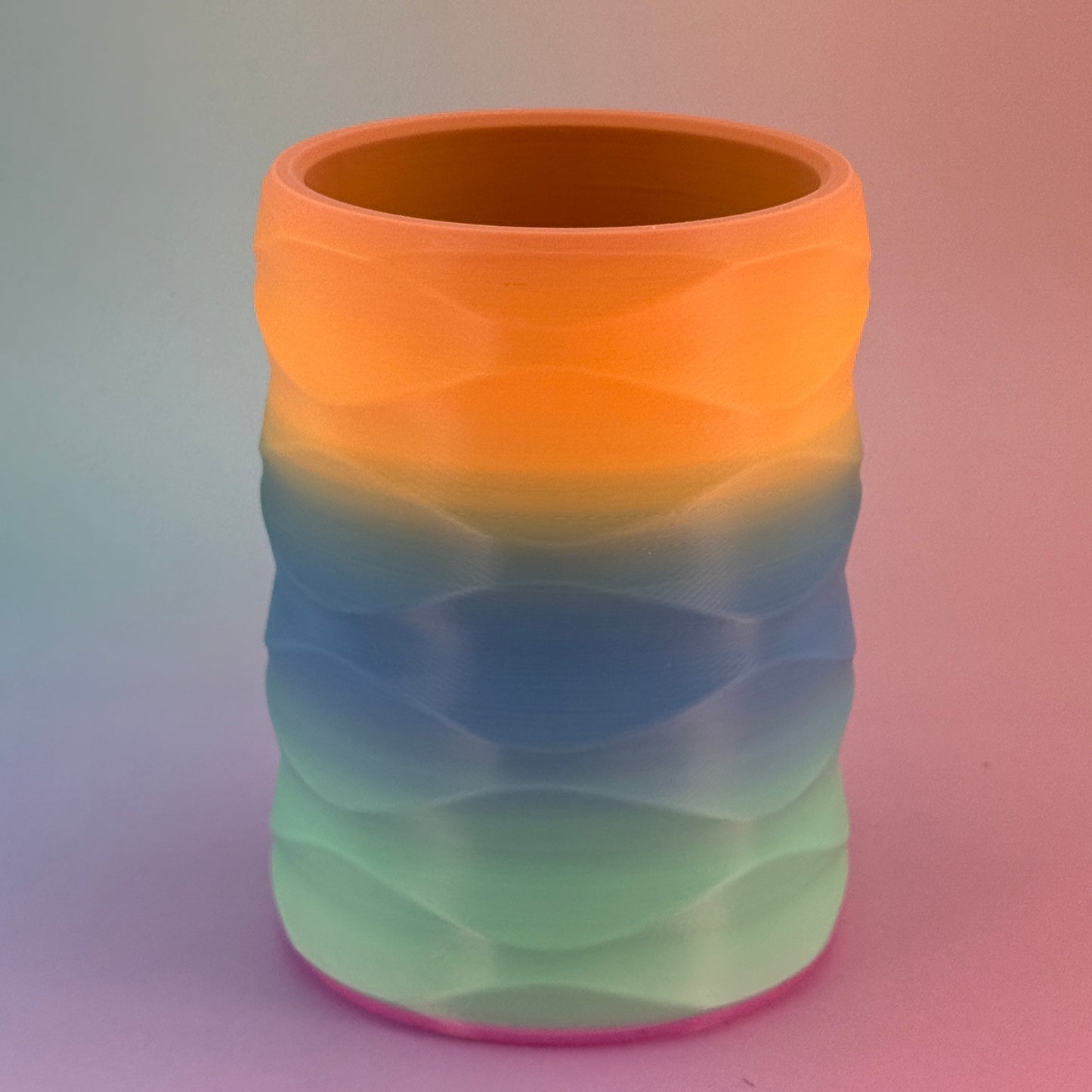 Rainbow Regular Can Kozy – 3D Printed Colorful Drink Holder for Standard Cans