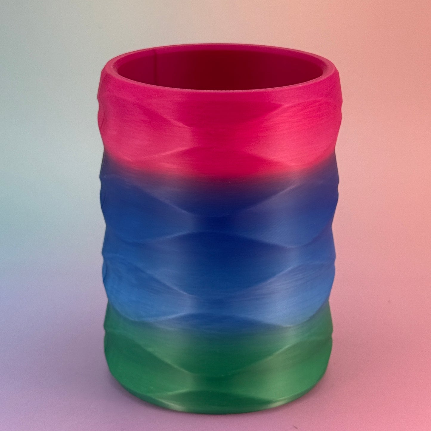 Rainbow Regular Can Kozy – 3D Printed Colorful Drink Holder for Standard Cans