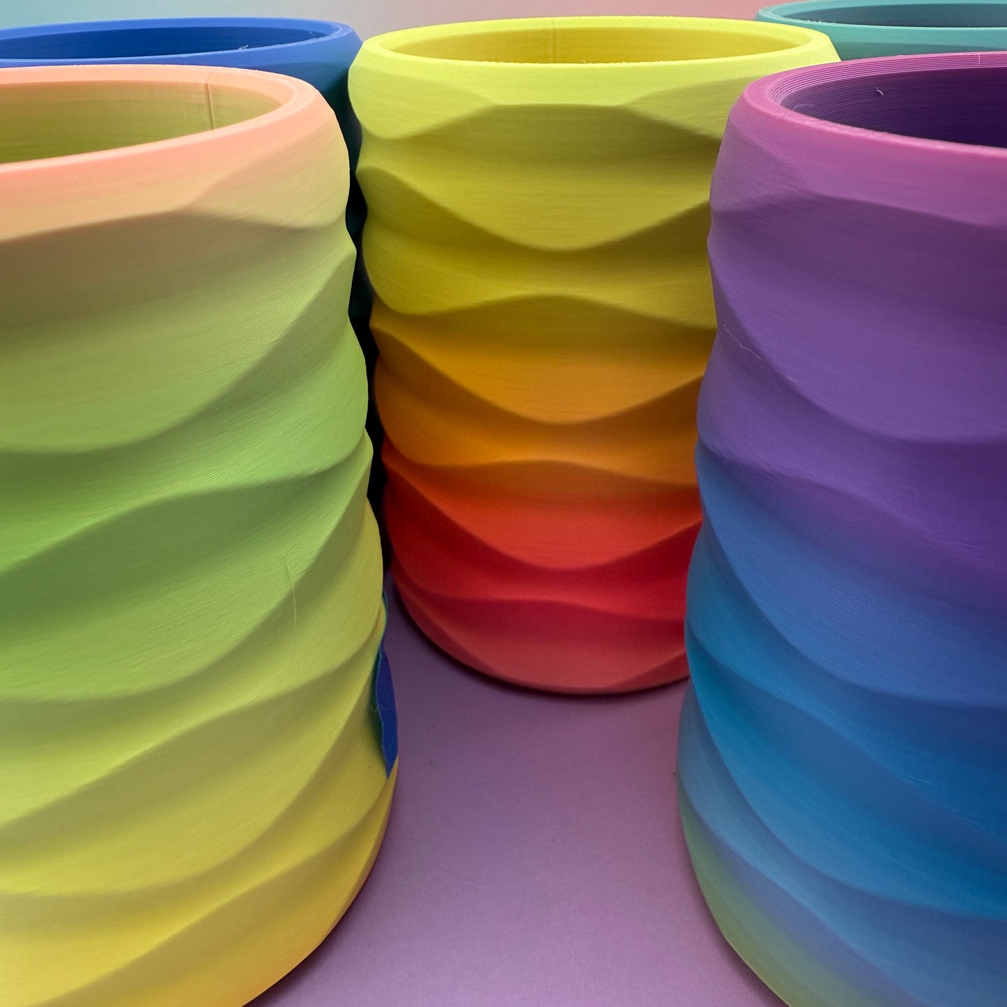 Rainbow Regular Can Kozy – 3D Printed Colorful Drink Holder for Standard Cans