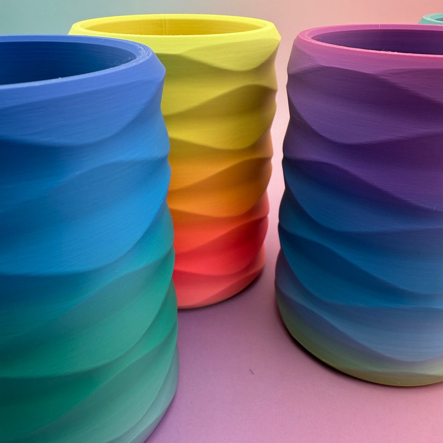 Rainbow Regular Can Kozy – 3D Printed Colorful Drink Holder for Standard Cans