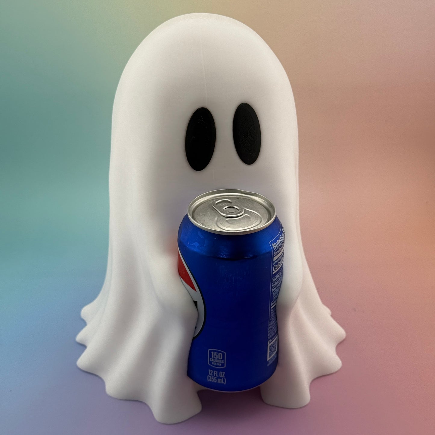 Boo Buddy – 3D Printed Ghost Can Holder (Fits 12 oz Cans)