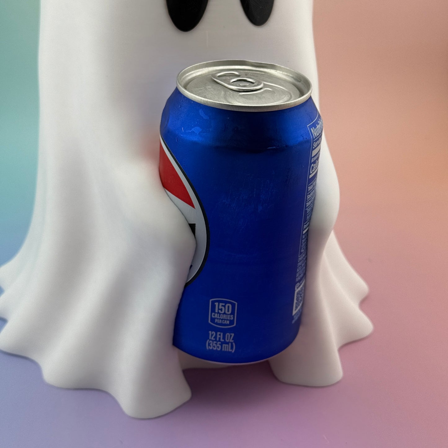 Boo Buddy – 3D Printed Ghost Can Holder (Fits 12 oz Cans)