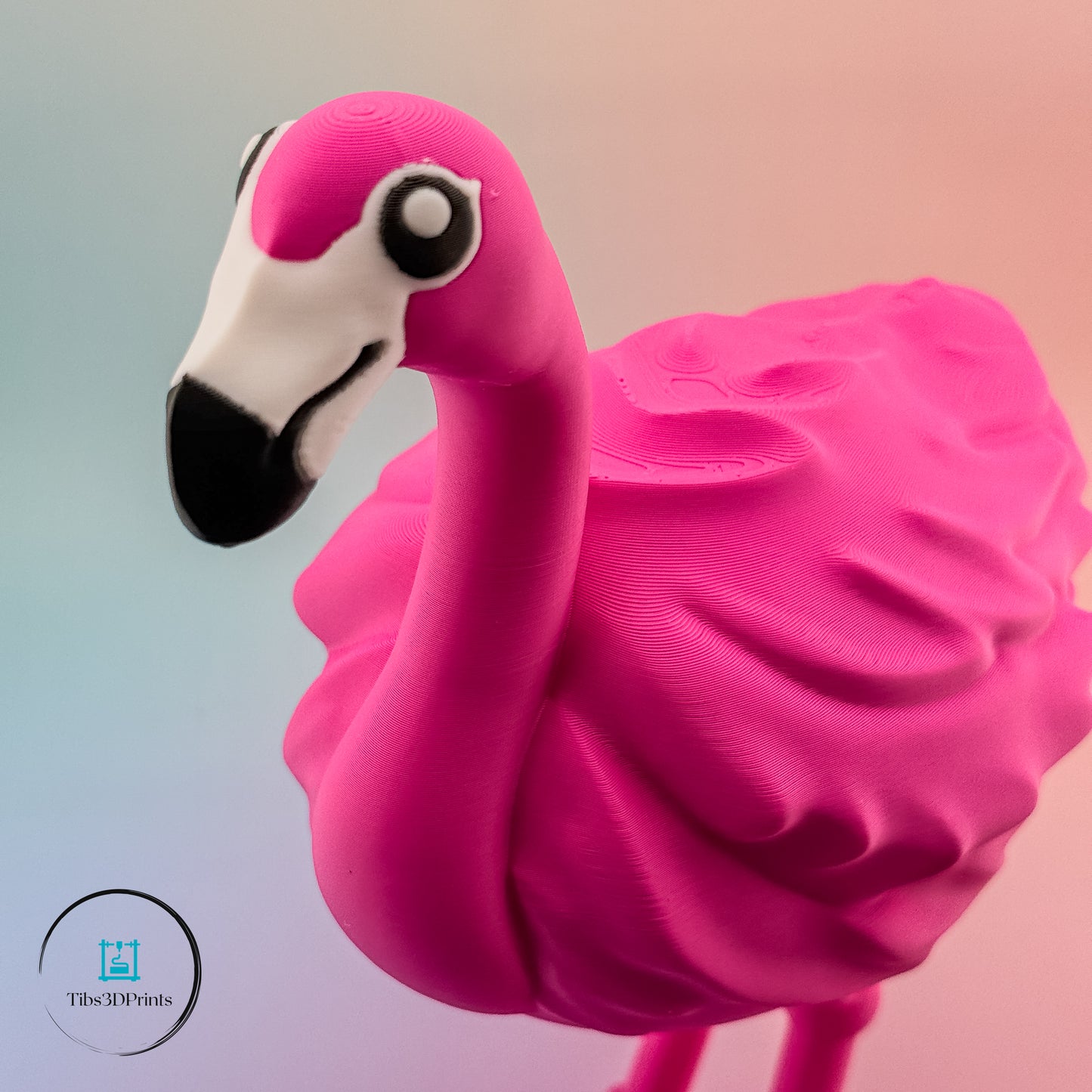 Flamingo Fidget — 3D Printed Bird