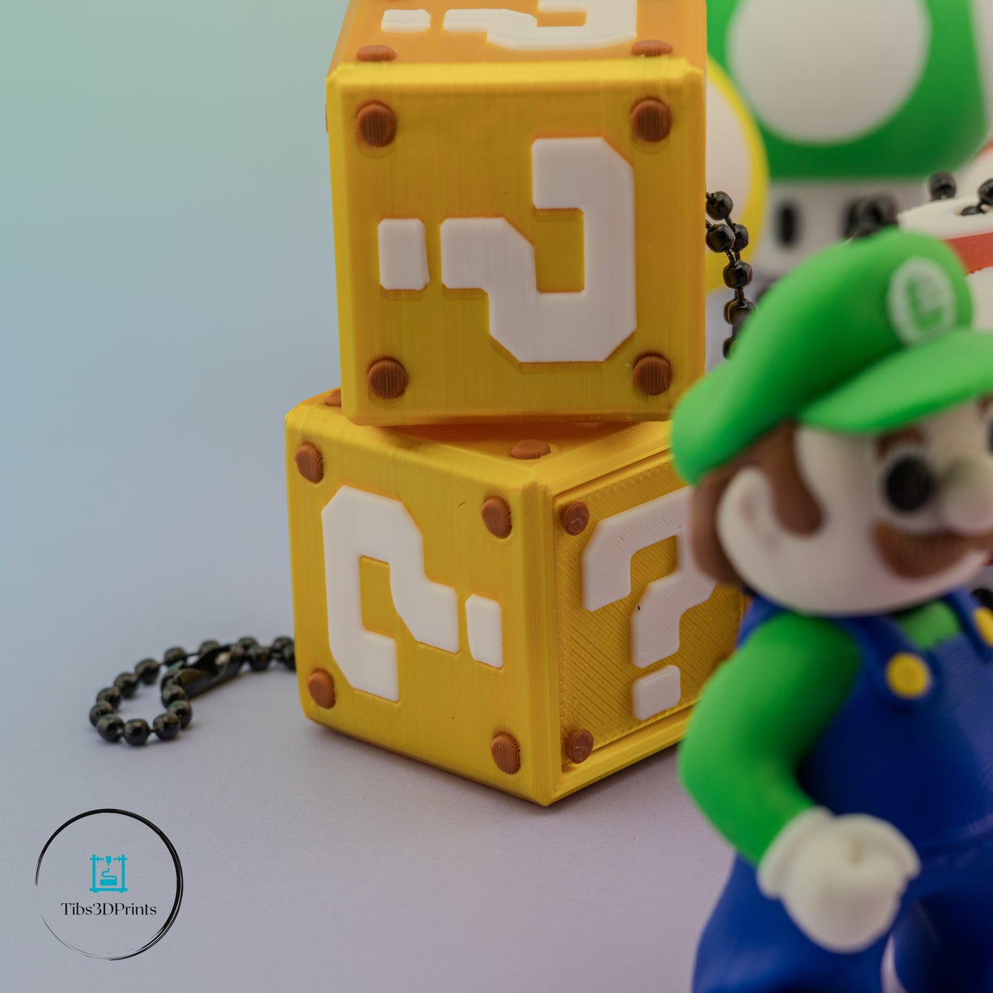 Retro Plumber Power Pack – 9-Piece 3D Printed Clickers & Keychains