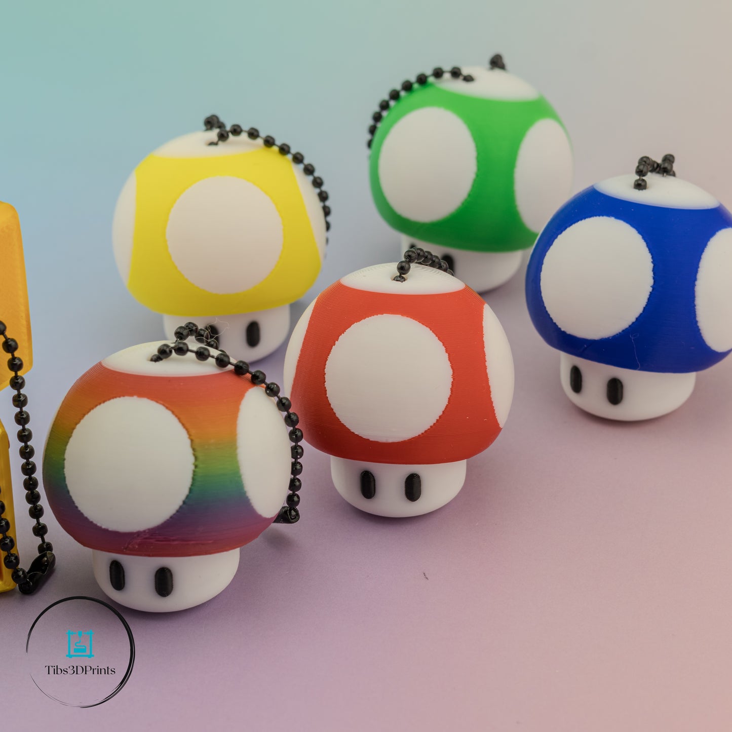 Retro Plumber Power Pack – 9-Piece 3D Printed Clickers & Keychains