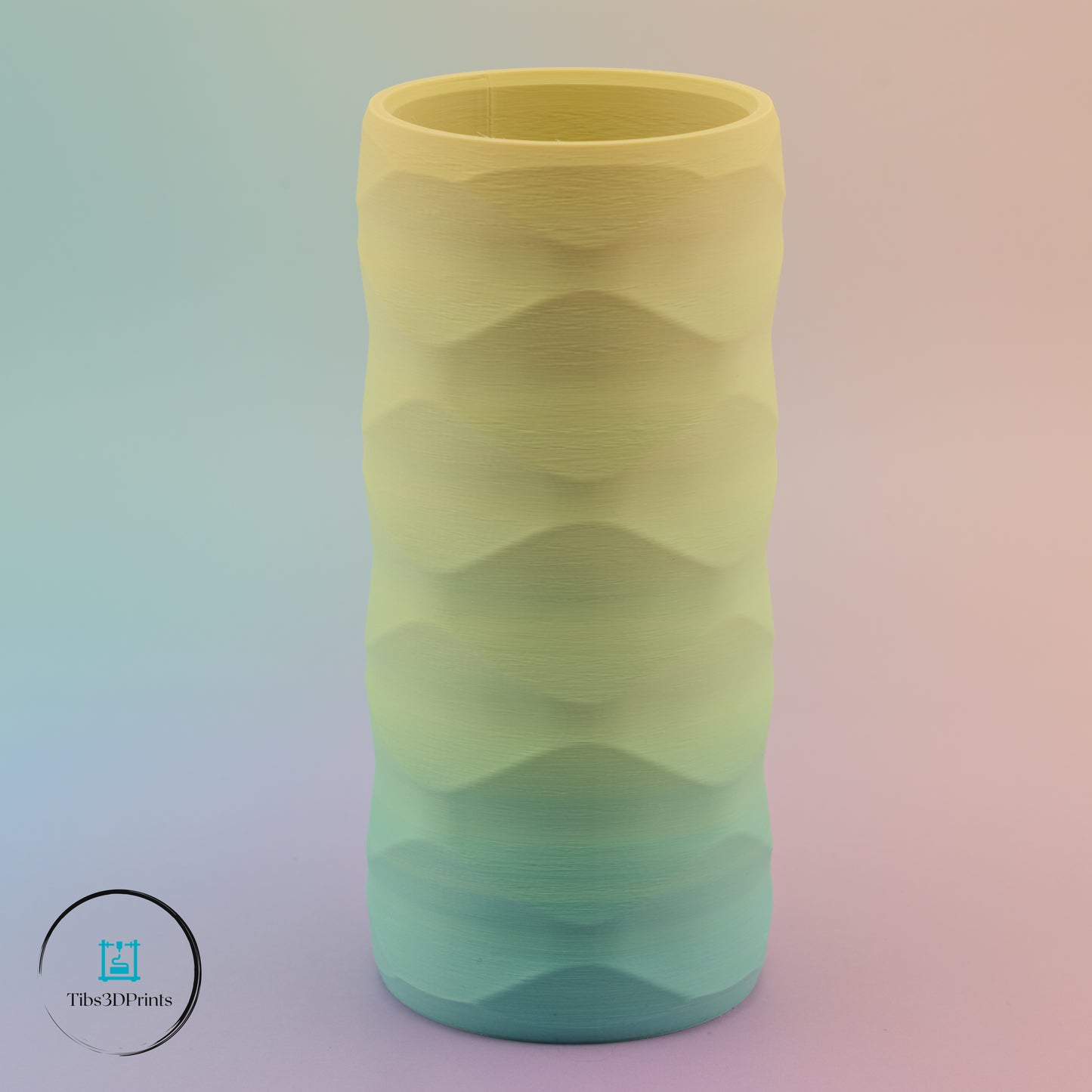 Rainbow Slim Can Kozy – 3D Printed Colorful Drink Holder
