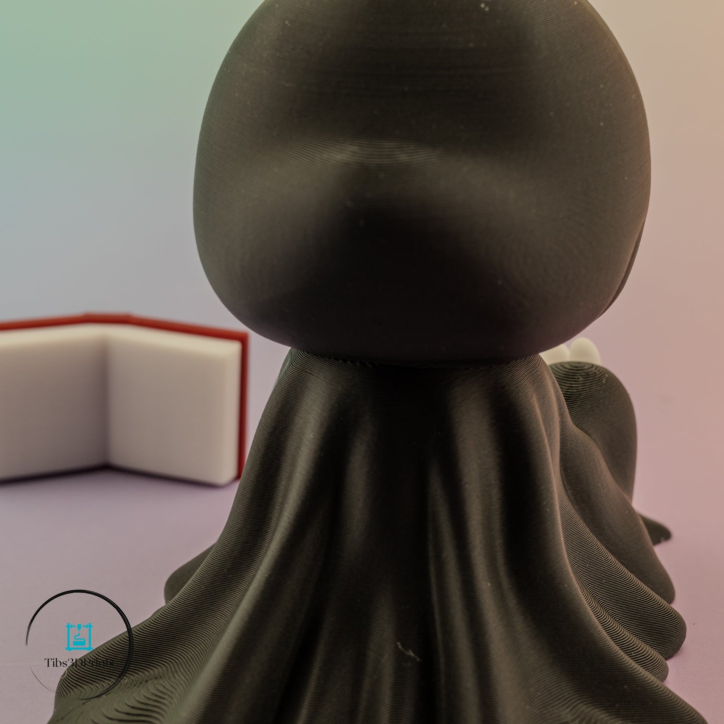 3D Printed Grim Reaper with Book – Halloween Desk & Shelf Décor