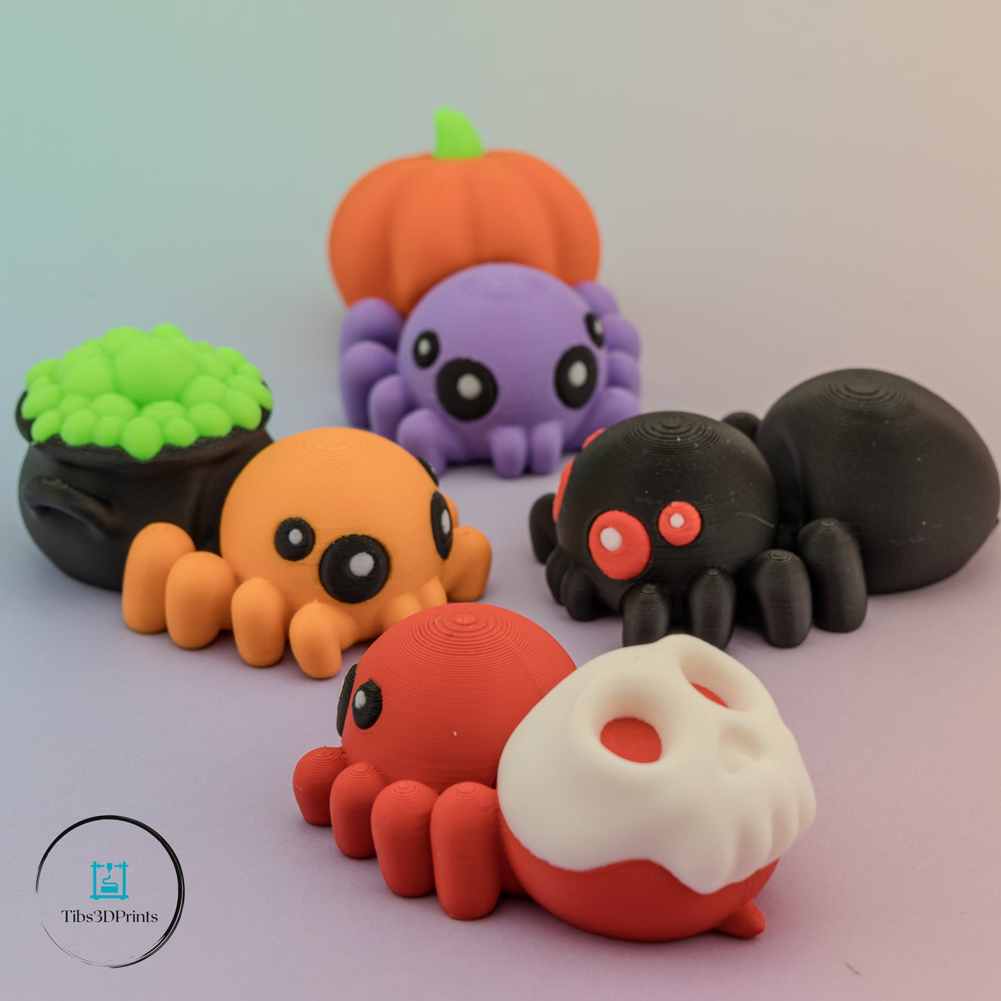 Spooky Cute Spider 4 Pack β Halloween Desk & Shelf Decorations