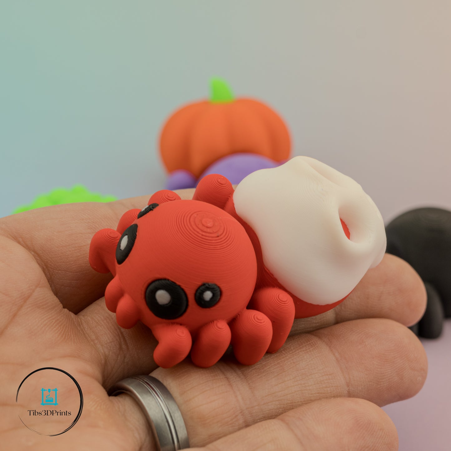 Spooky Cute Spider 4 Pack β Halloween Desk & Shelf Decorations