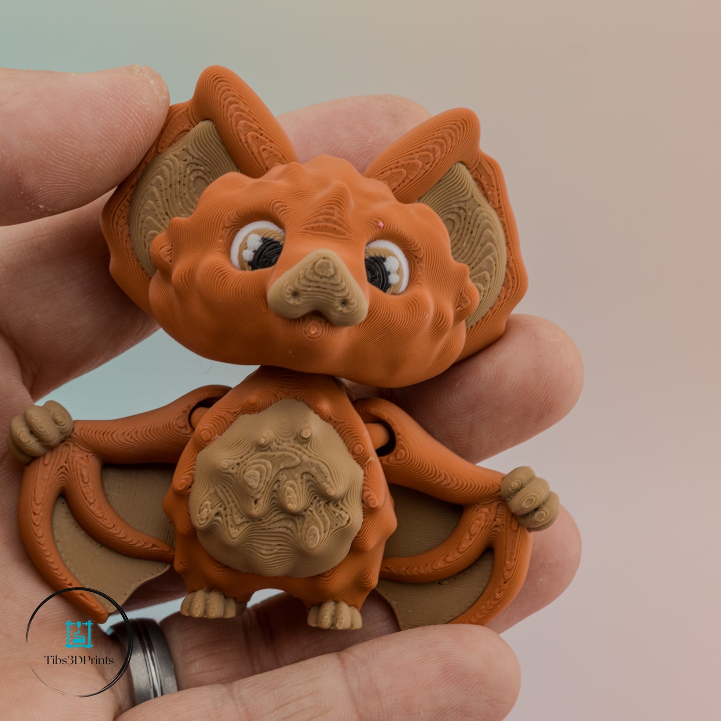 Cute 3D Printed Halloween Bats β Star, Moon & Magical Designs