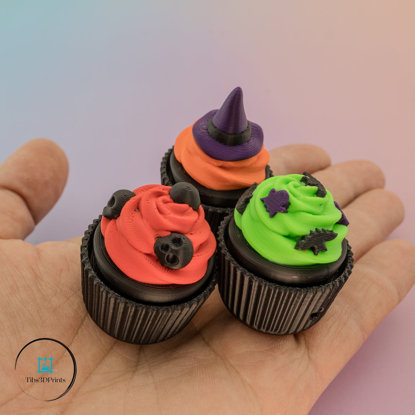 Halloween Cupcake Clickers – Mechanical Key Switch Fidget Toys (3 Pack)