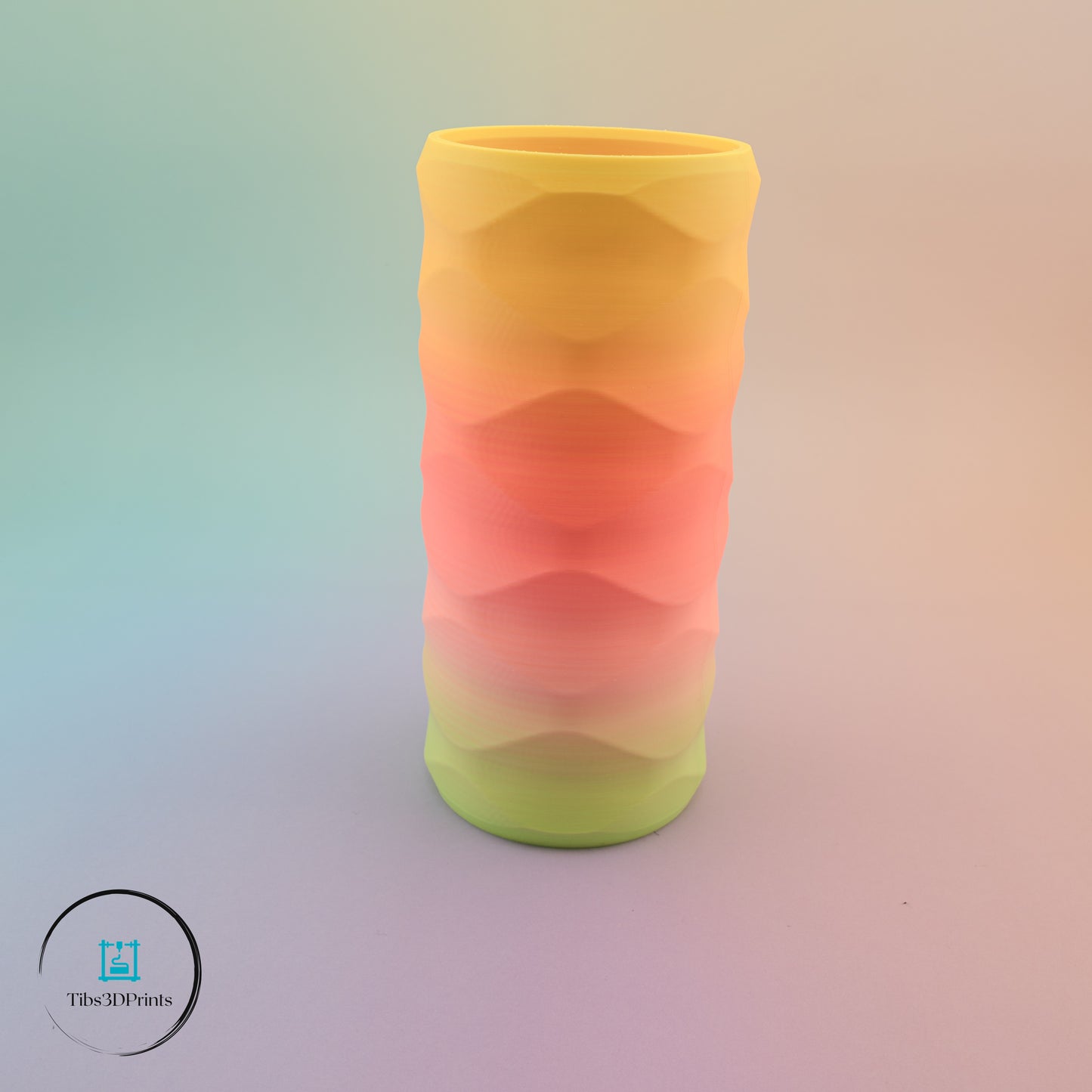 Rainbow Slim Can Kozy – 3D Printed Colorful Drink Holder