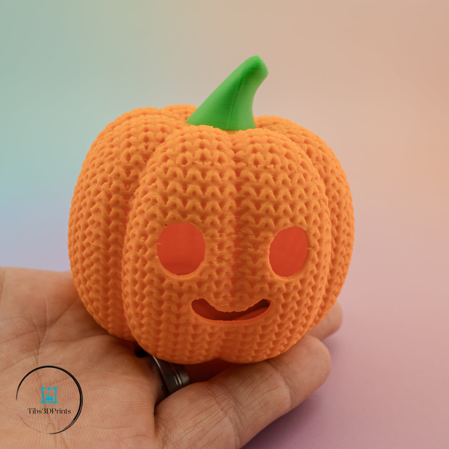 Hallow Pumpkin – Smiling 3D Printed Jack-O’-Lantern