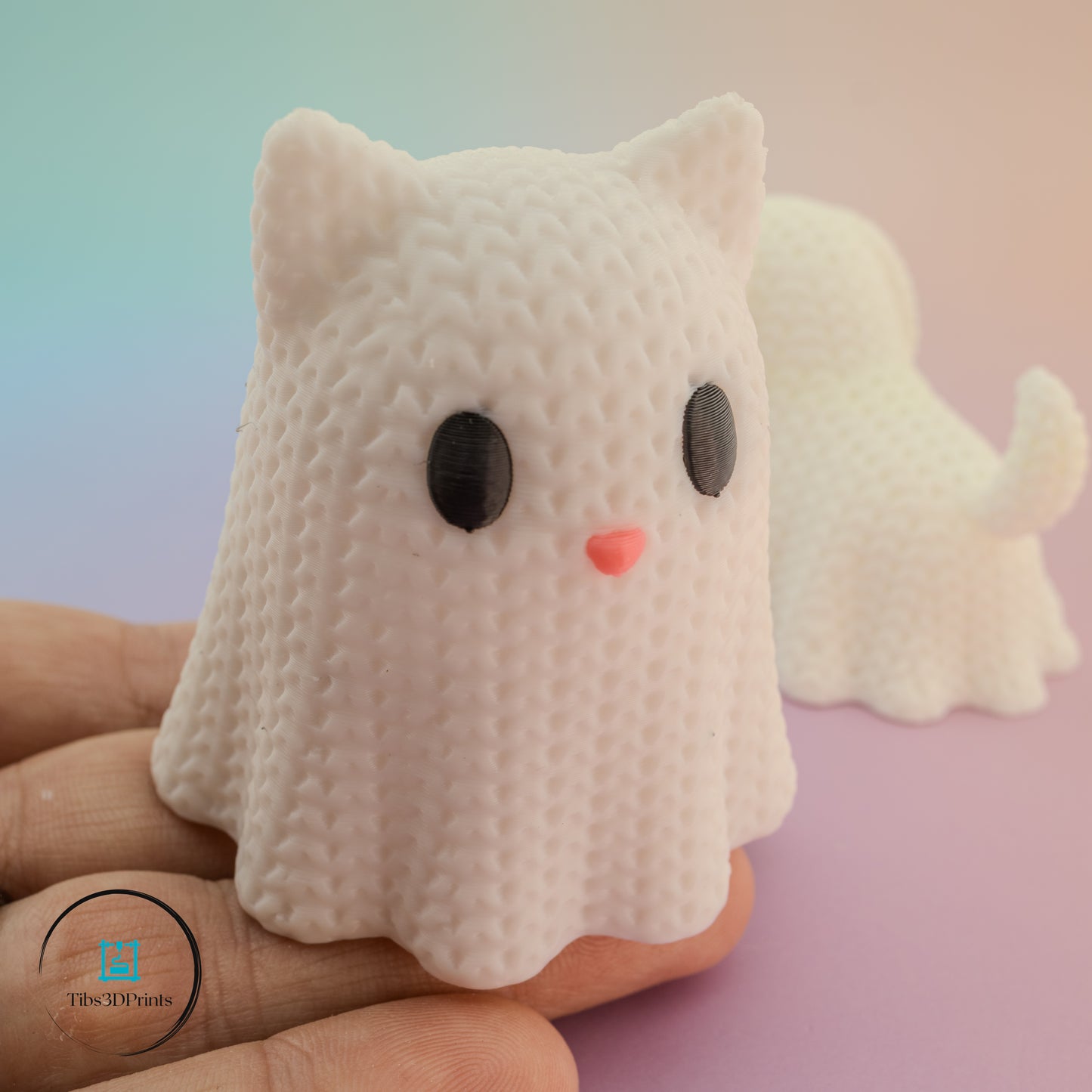 Dog & Cat Crochet Ghosts β Halloween Pet Figurine Set