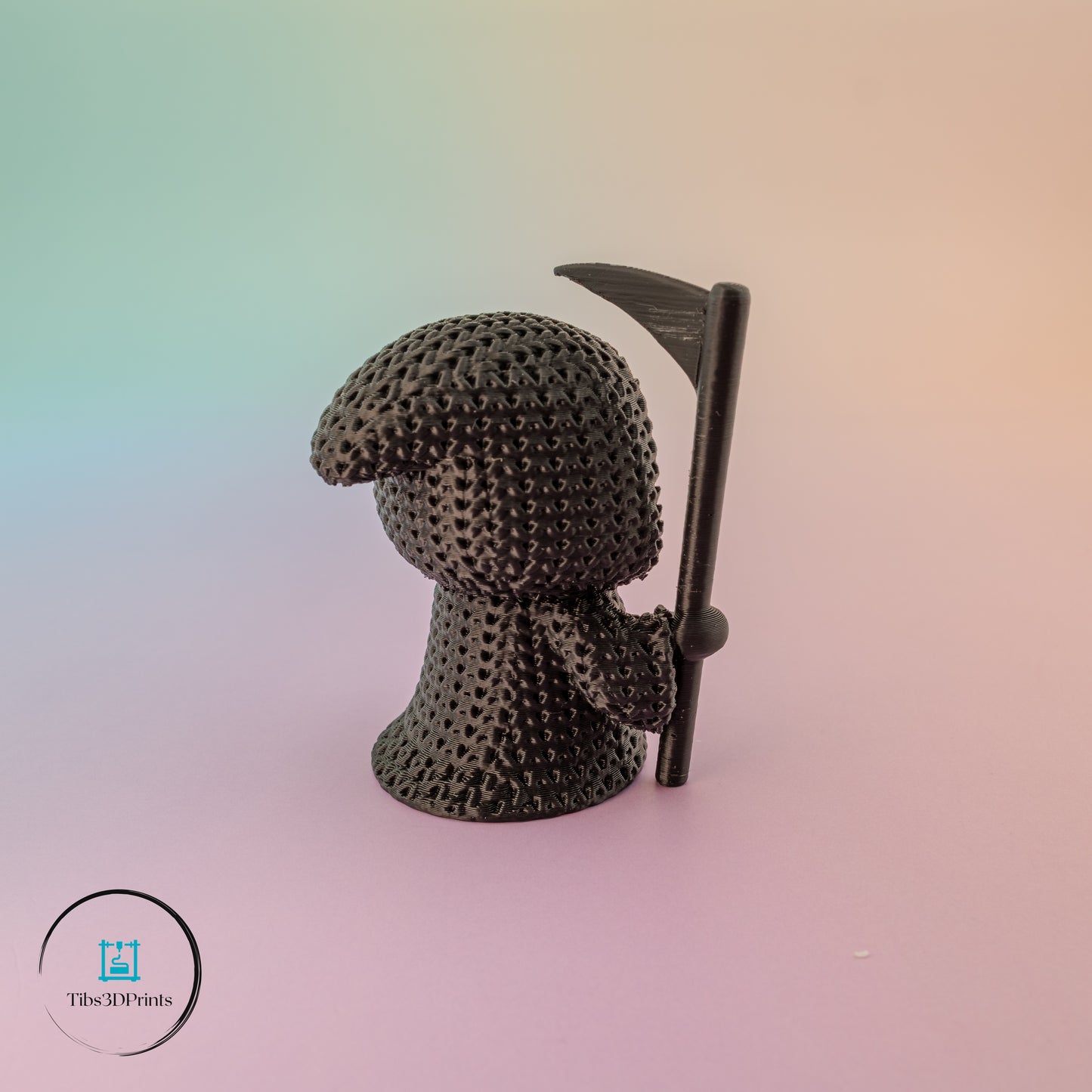 Grim Reaper Figurine ☠️ 3D Printed Halloween Decor