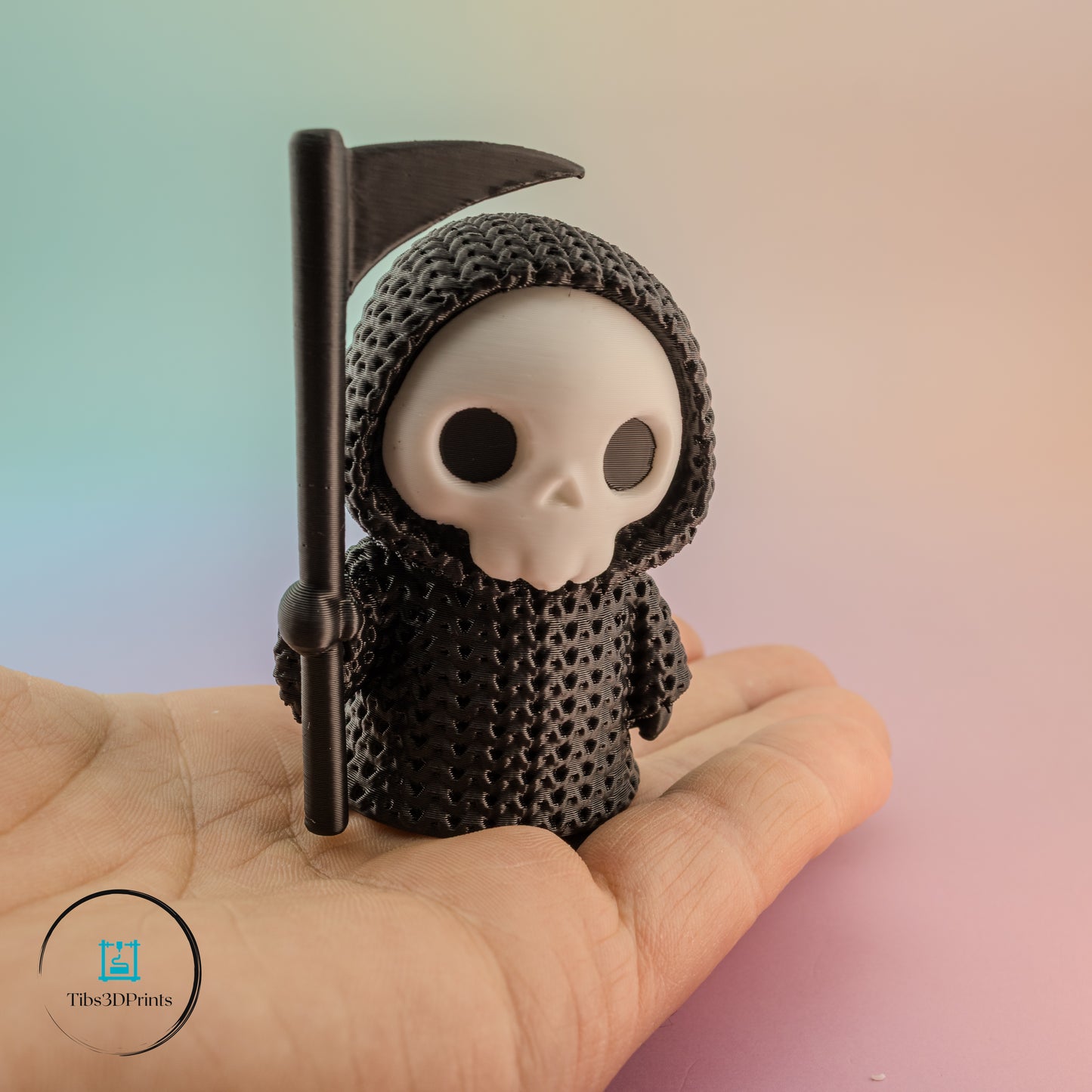 Grim Reaper Figurine ☠️ 3D Printed Halloween Decor