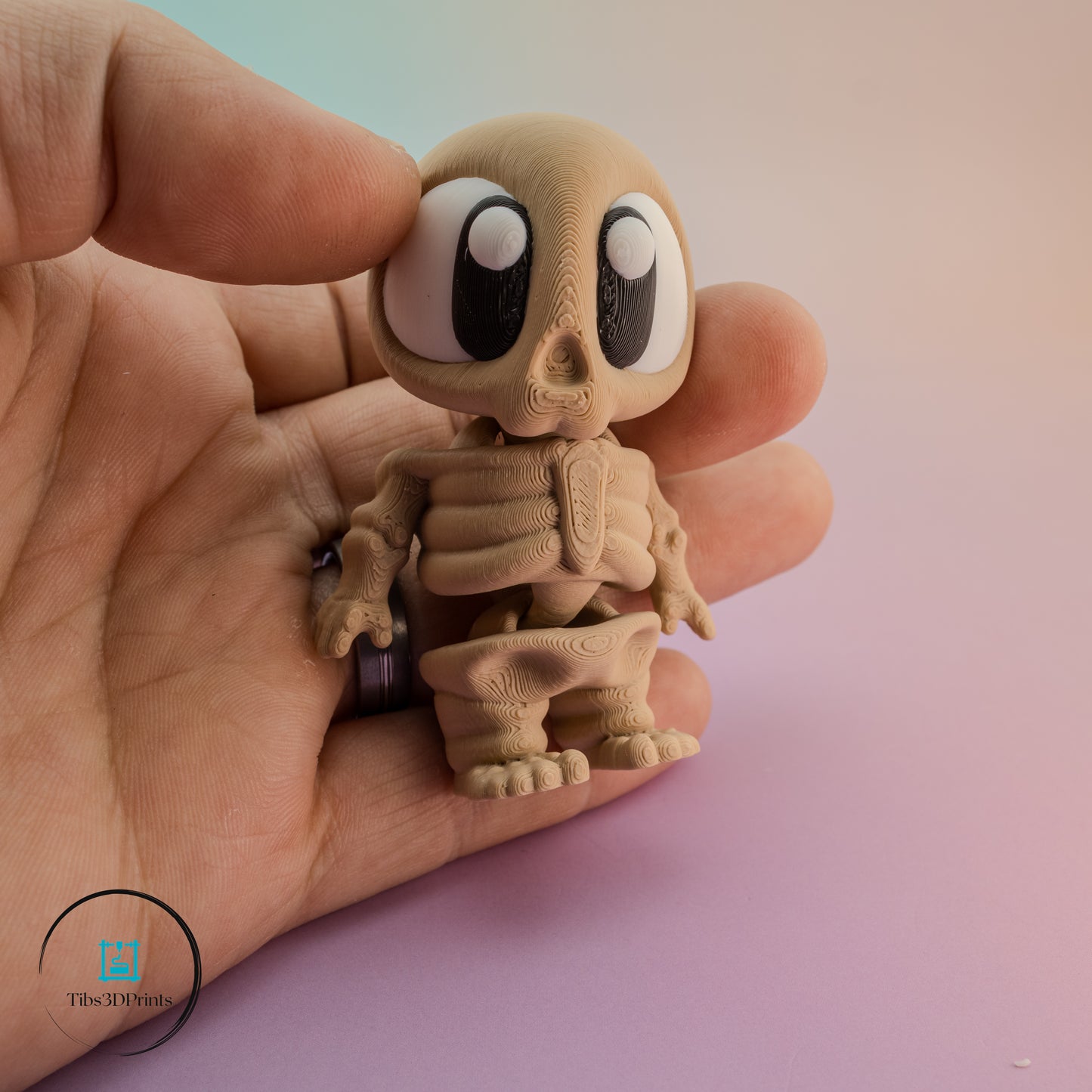 Articulating Mummy Figurine ๐บ 3D Printed Halloween Toy