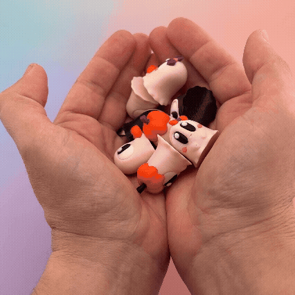 Halloween Mini Ghost Figurine Set β 8 Pack Collectible Decorations