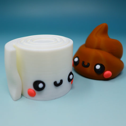 3D Printed Toilet Paper and Poo