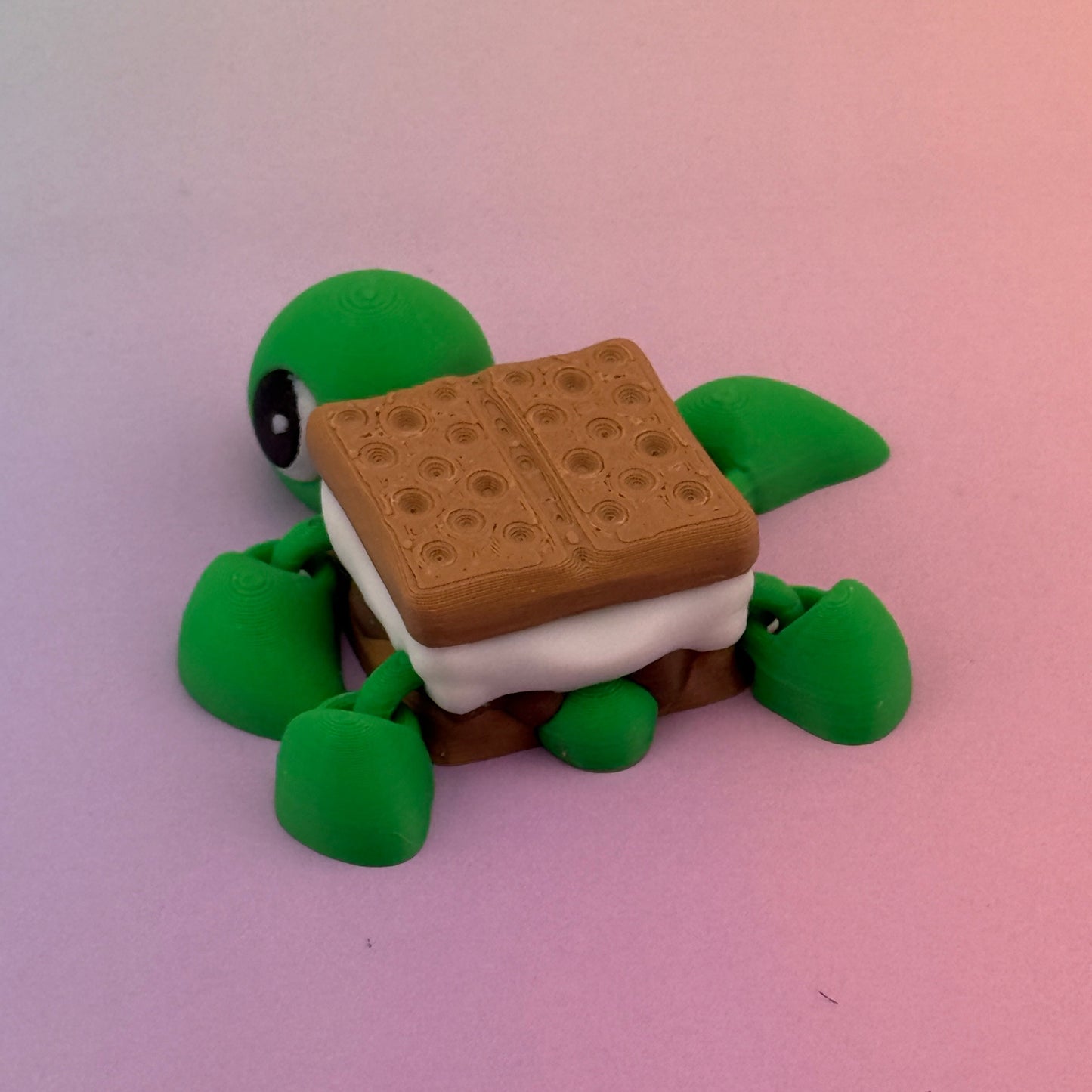 S’mores Turtle – 3D Printed Figurine