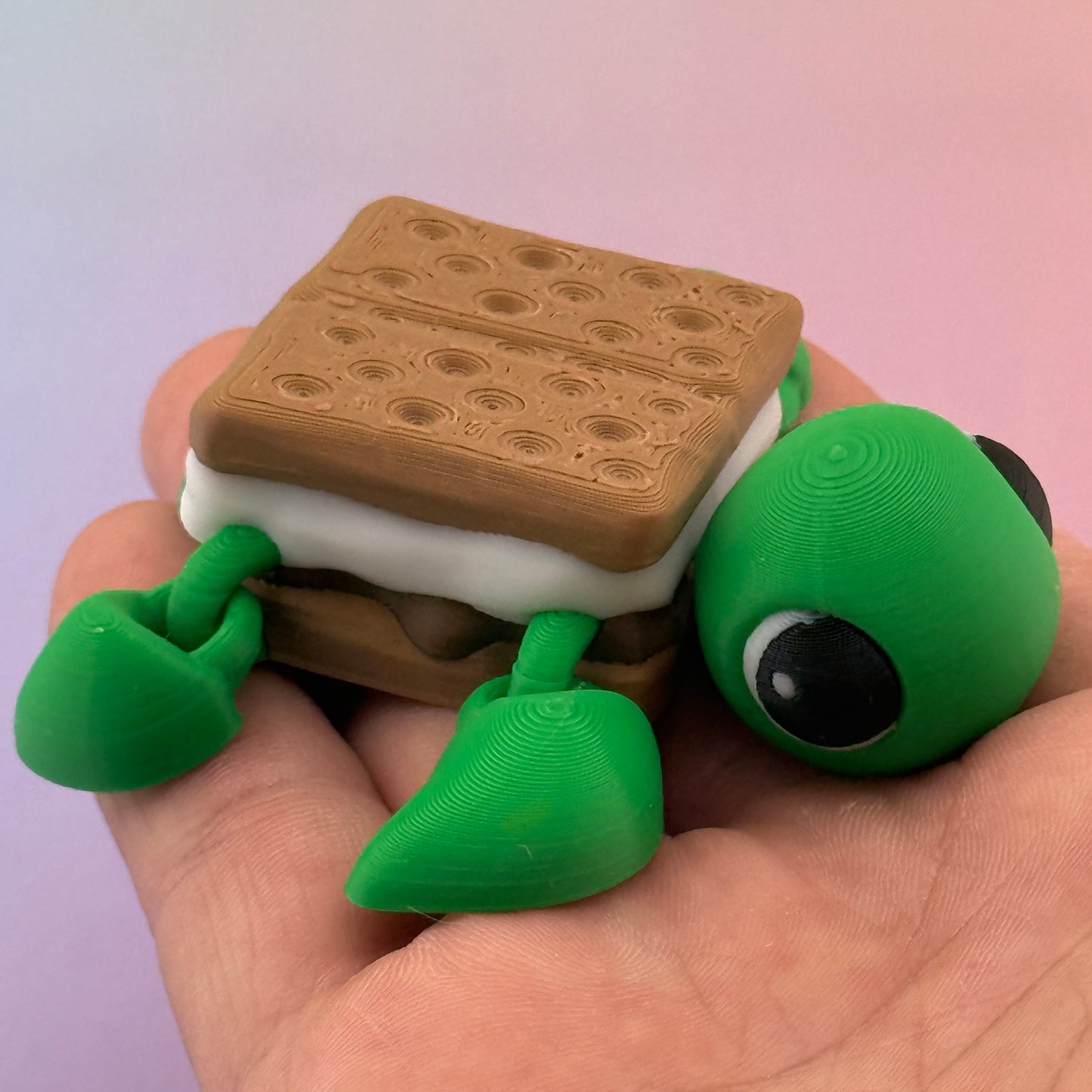 S’mores Turtle – 3D Printed Figurine