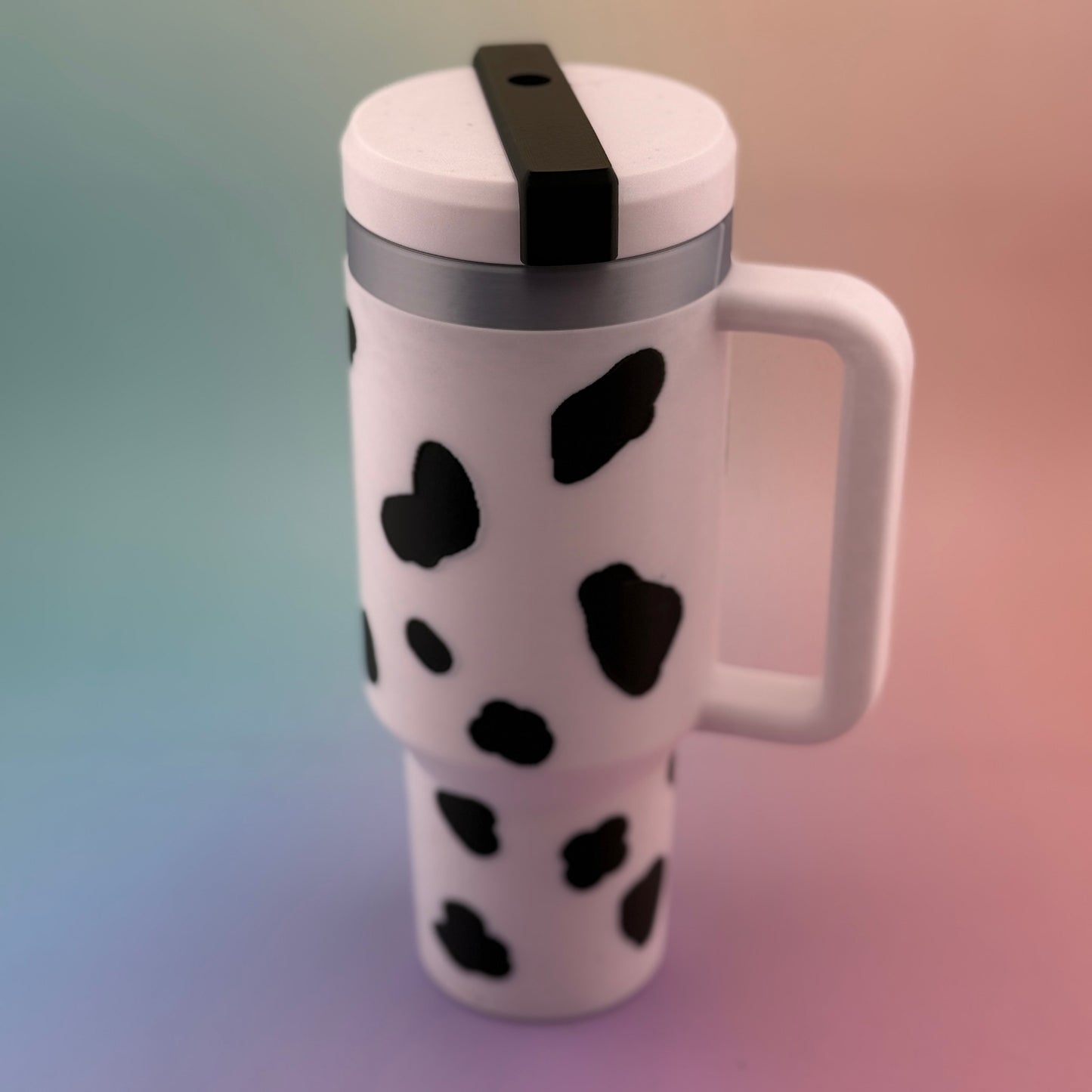 12oz Slim Can Tumbler Coozy – 3D Printed with Handle & Lid Options