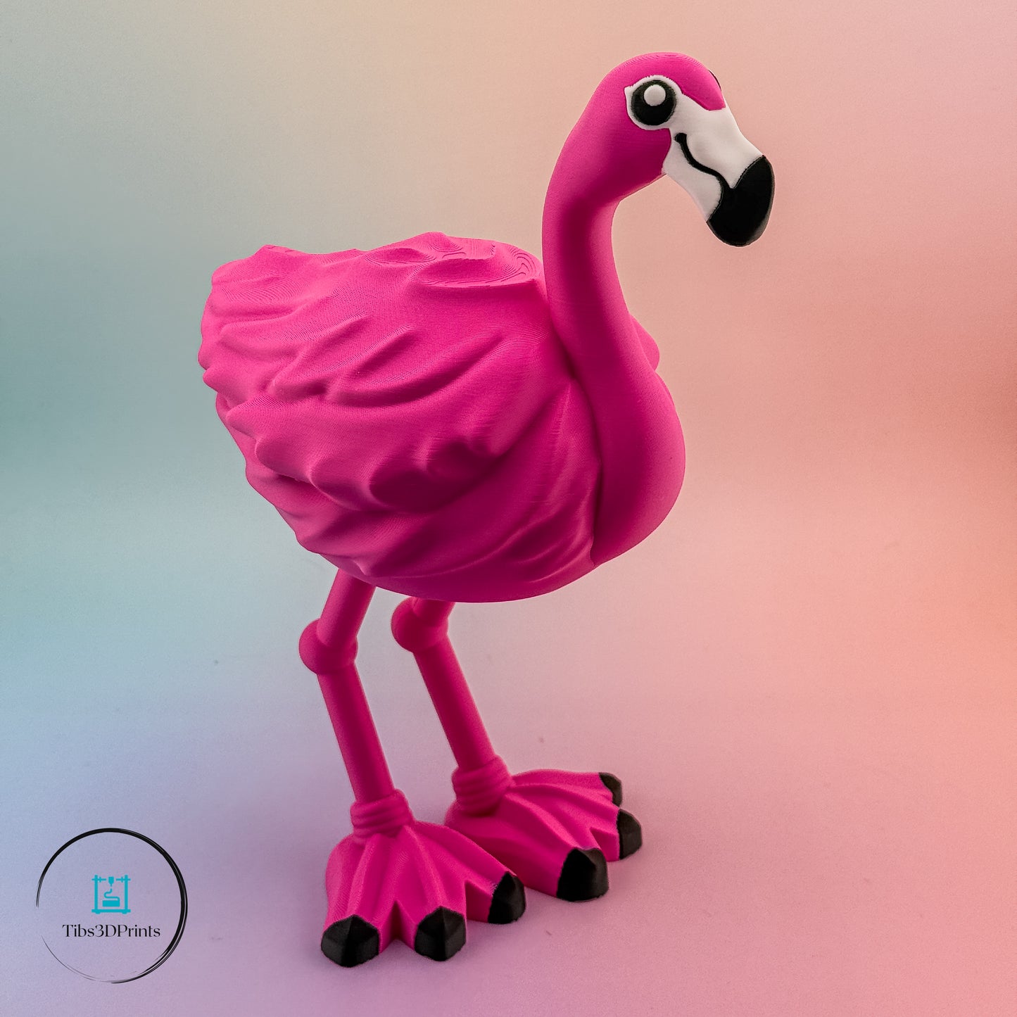 Flamingo Fidget — 3D Printed Bird