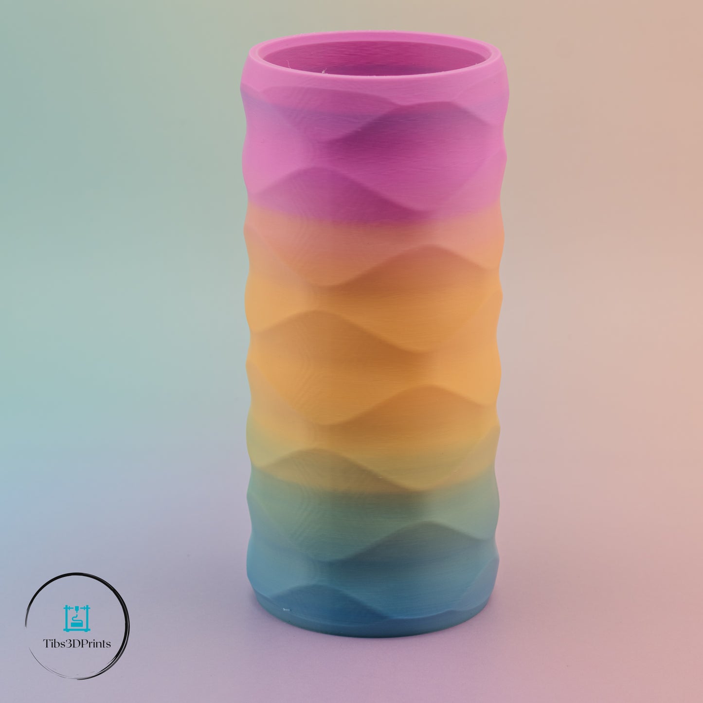 Rainbow Slim Can Kozy – 3D Printed Colorful Drink Holder
