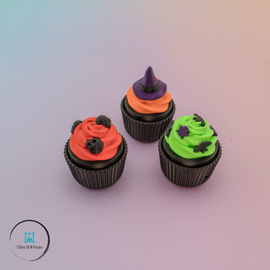 Halloween Cupcake Clickers – Mechanical Key Switch Fidget Toys (3 Pack)