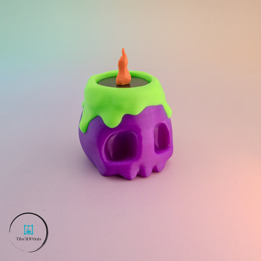 Skull Clicker – Spooky Skull Candle Fidget Toy with Mechanical Switch