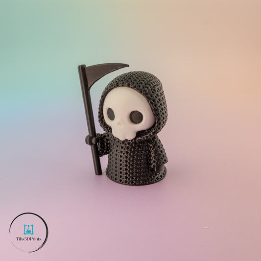 Grim Reaper Figurine ☠️ 3D Printed Halloween Decor